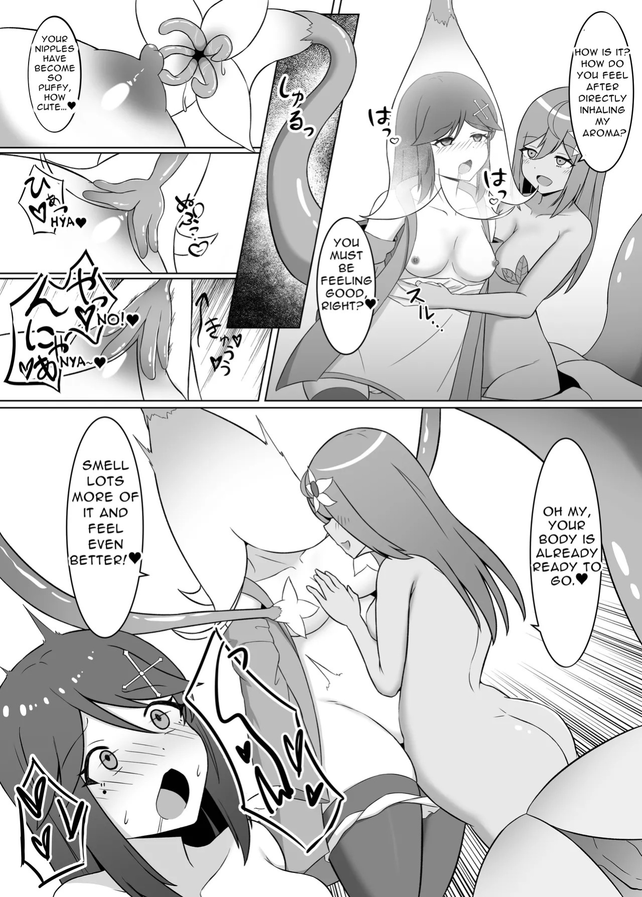 [Corruprotocol (EPLOOV)] Kuro ni Somaru Yuri 2 ~Alraune Ochi Shita Osananajimi ni Karada o Mushibamarete Iku Hanashi~ | Yuri Dyed in Black 2 ~The Story of a Childhood Friend Who Fell to an Alraune and Is Now Being Consumed by Her~ [English] [Dere Translat