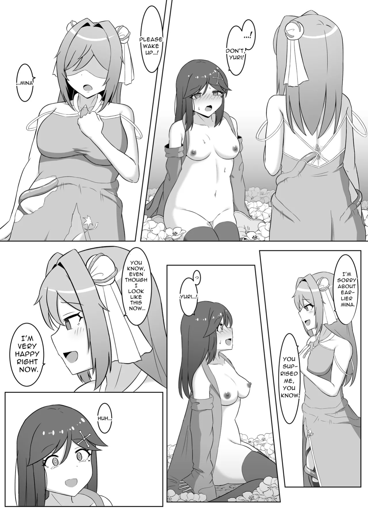 [Corruprotocol (EPLOOV)] Kuro ni Somaru Yuri 2 ~Alraune Ochi Shita Osananajimi ni Karada o Mushibamarete Iku Hanashi~ | Yuri Dyed in Black 2 ~The Story of a Childhood Friend Who Fell to an Alraune and Is Now Being Consumed by Her~ [English] [Dere Translat