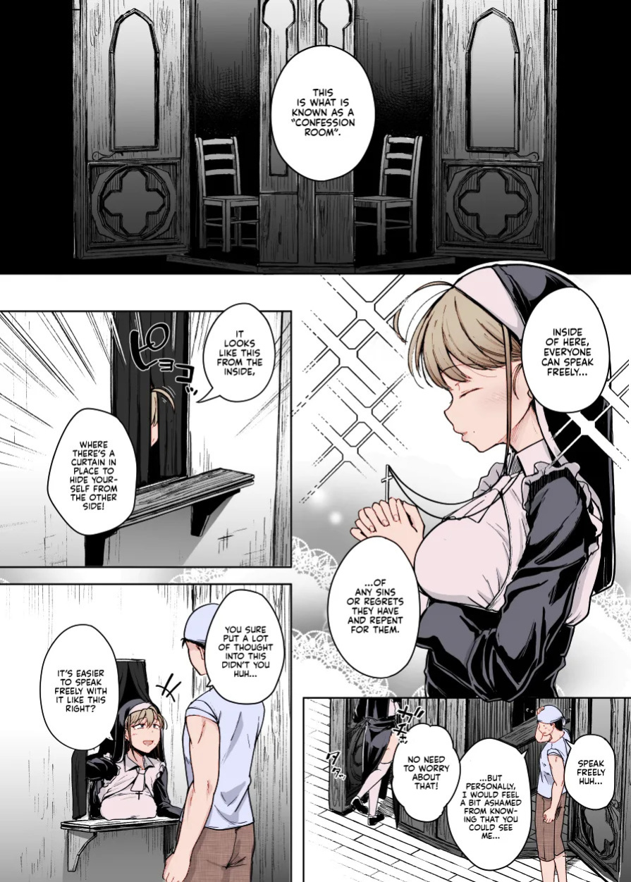 [Jikahatsudensho (flanvia)] Zange Ana | Confession Hole [English] [Kyuume] [crudeacolyte] [Colorized] [Digital]