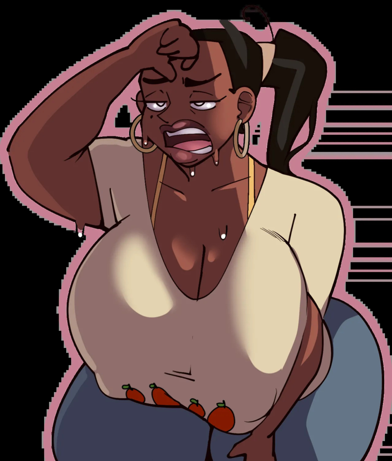 [BitterCream] Total Drama Island: Leshawna NTR [English] [Uncensored] (Total Drama Island)