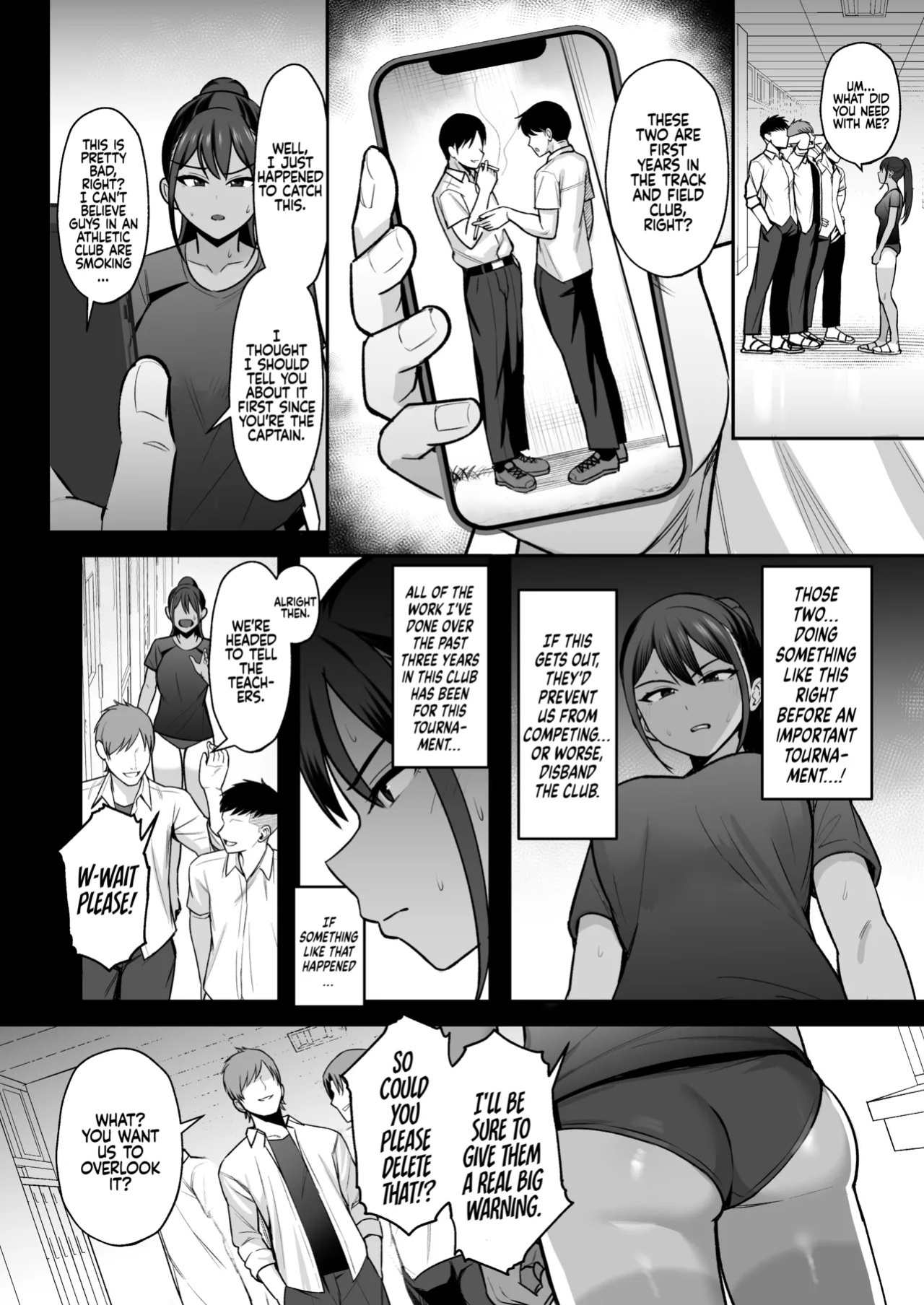 The Captain of the Track and Field Club Surrenders to a Bunch of Delinquents [English] [Coffedrug] [Digital] [Decensored]