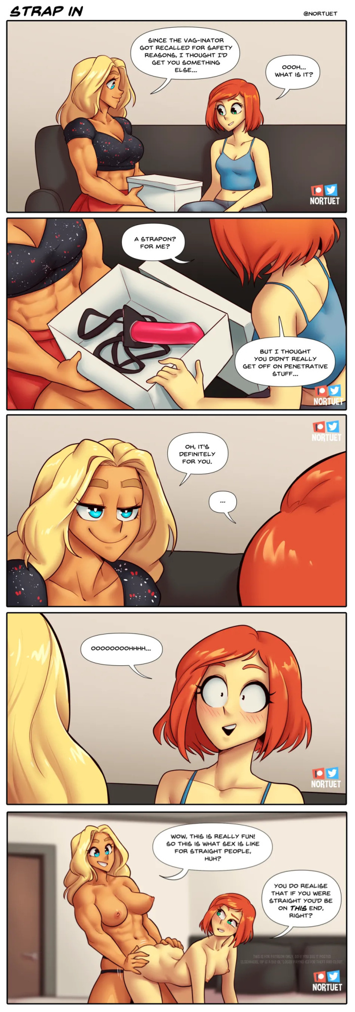 [Nortuet] Nortverse: Tara & Beverly - 4koma