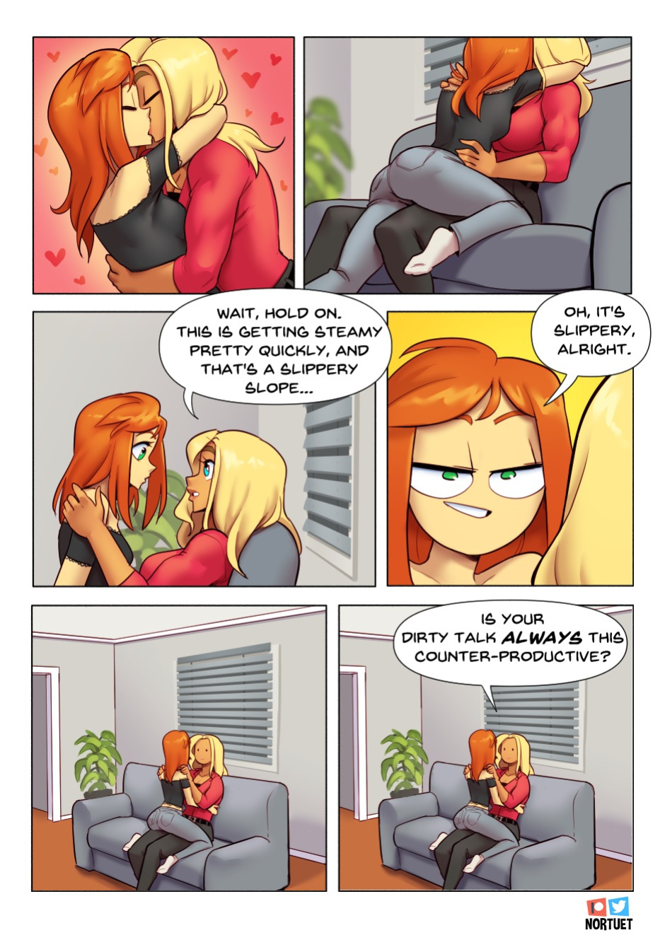 [Nortuet] Nortverse: Tara & Beverly - 4koma