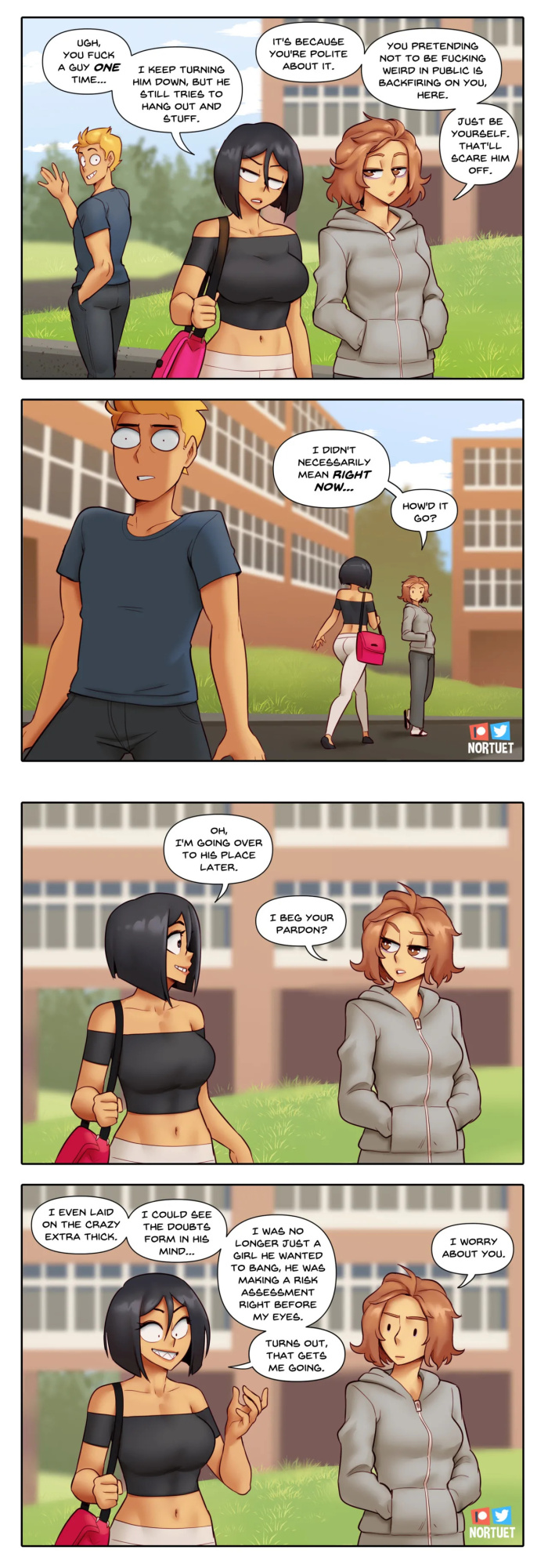 [Nortuet] Nortverse: Tara & Beverly - 4koma