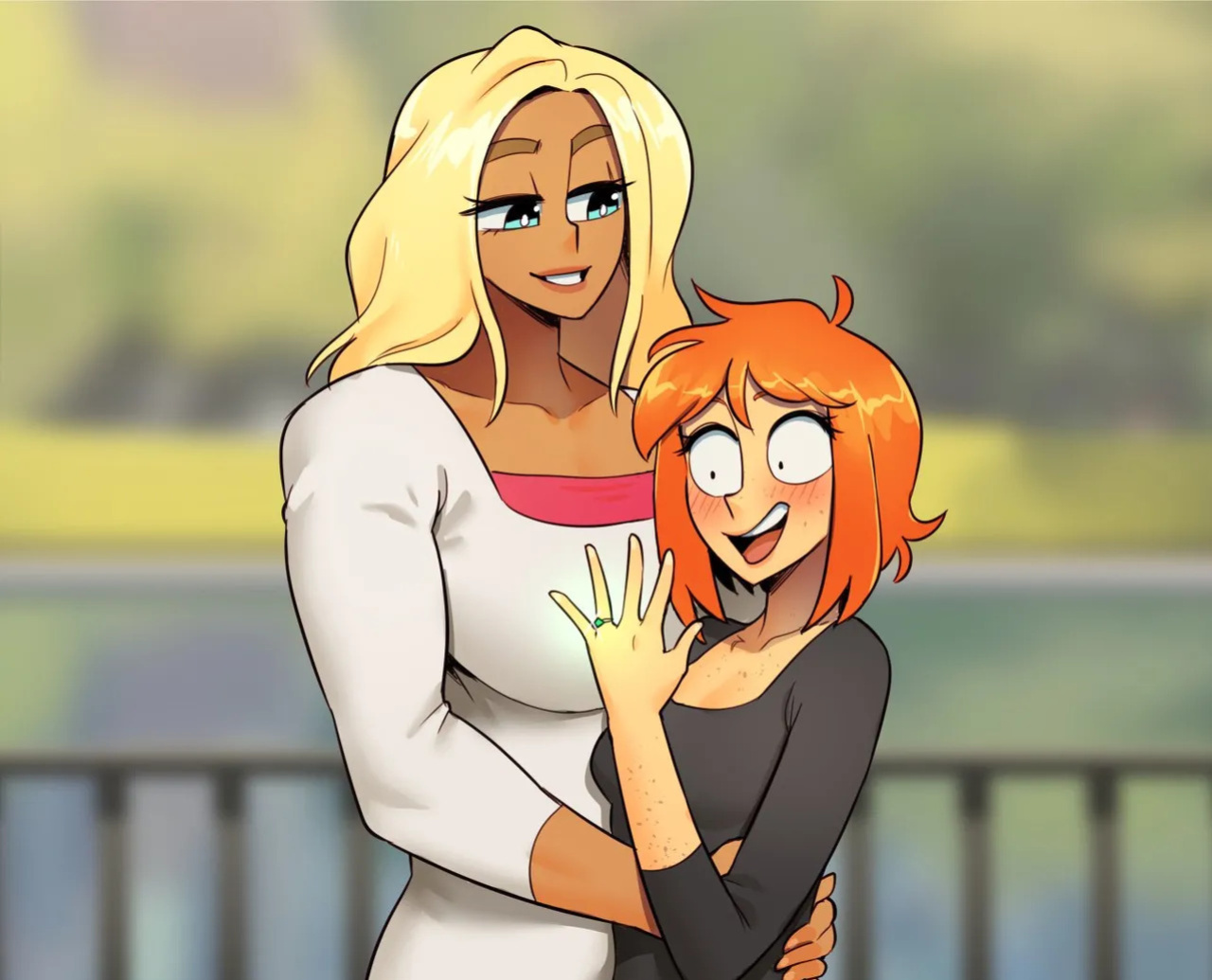 [Nortuet] Nortverse: Tara & Beverly - 4koma