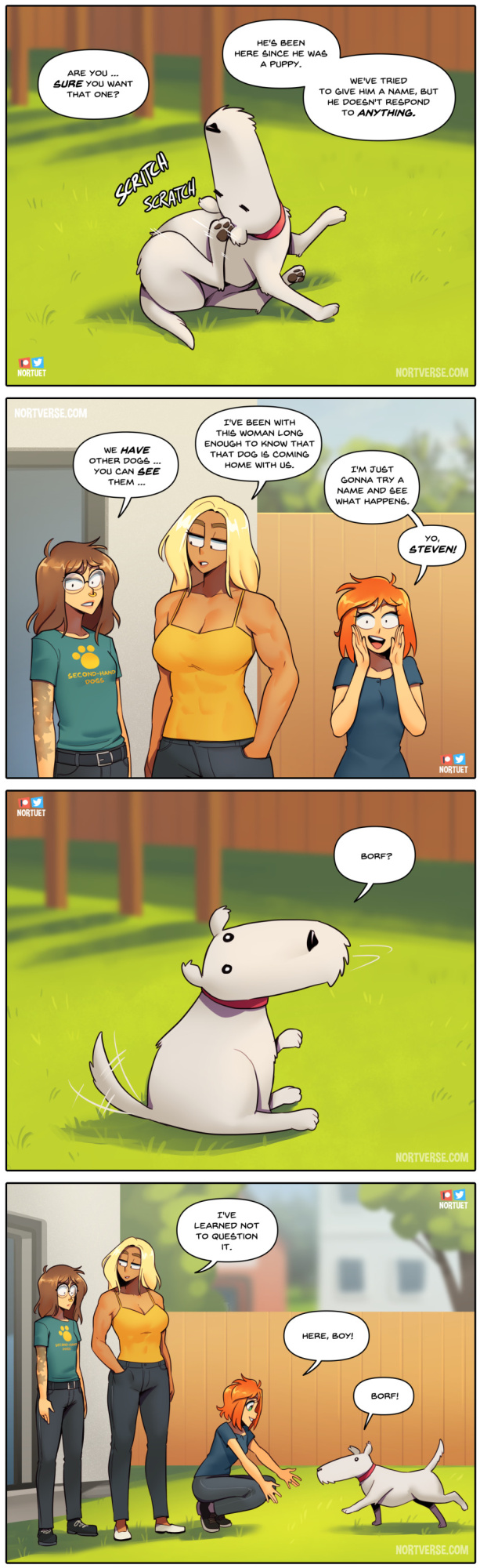 [Nortuet] Nortverse: Tara & Beverly - 4koma