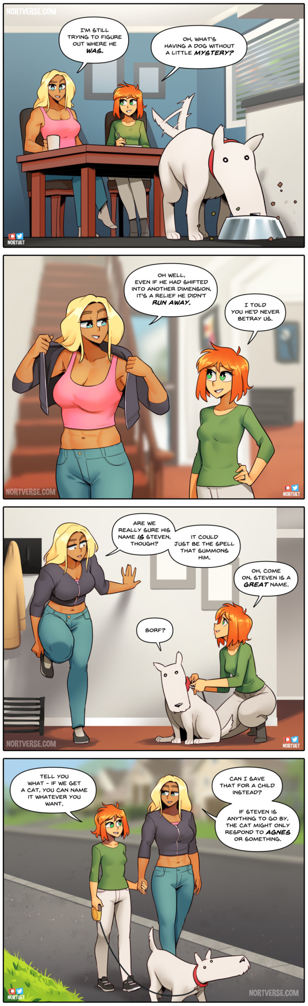 [Nortuet] Nortverse: Tara & Beverly - 4koma