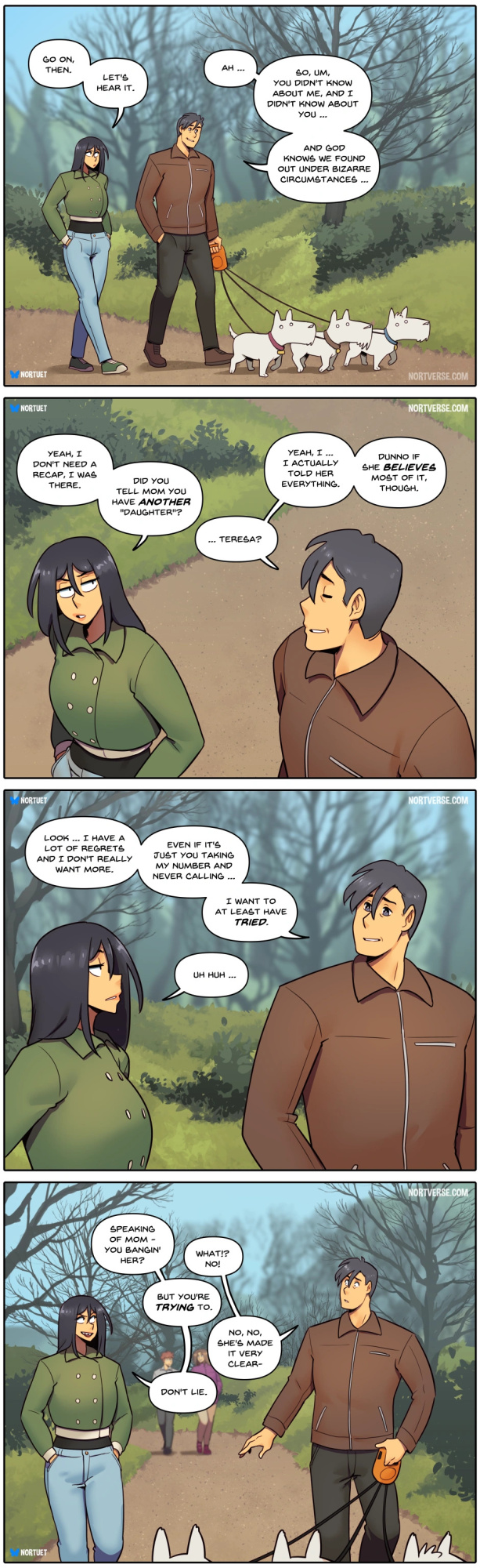 [Nortuet] Nortverse: Tara & Beverly - 4koma
