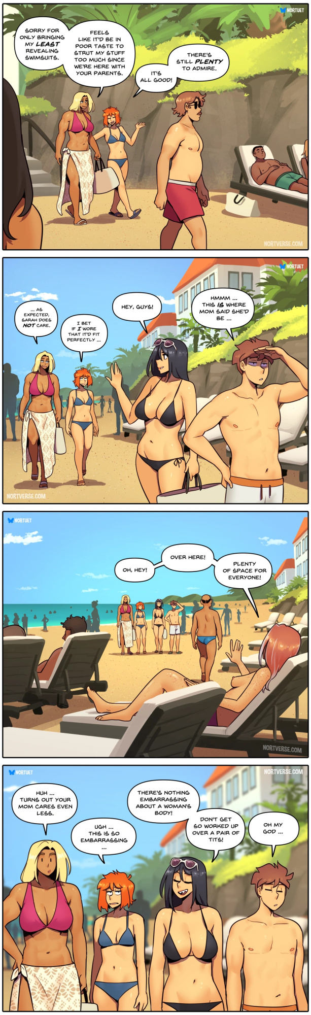 [Nortuet] Nortverse: Tara & Beverly - 4koma