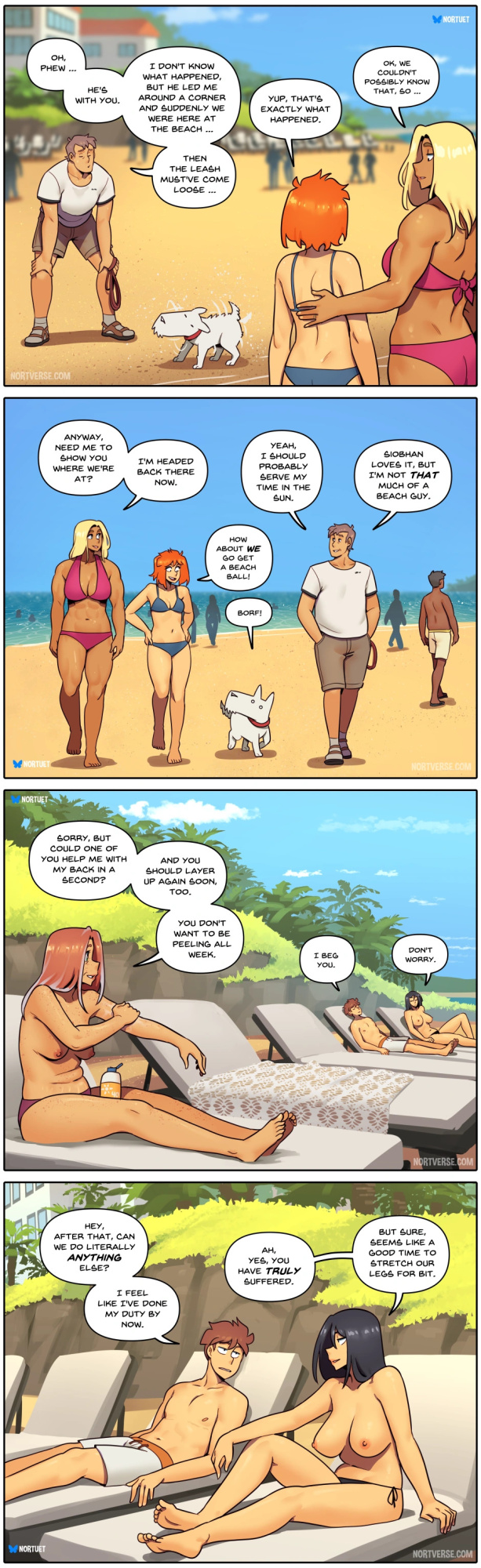 [Nortuet] Nortverse: Tara & Beverly - 4koma