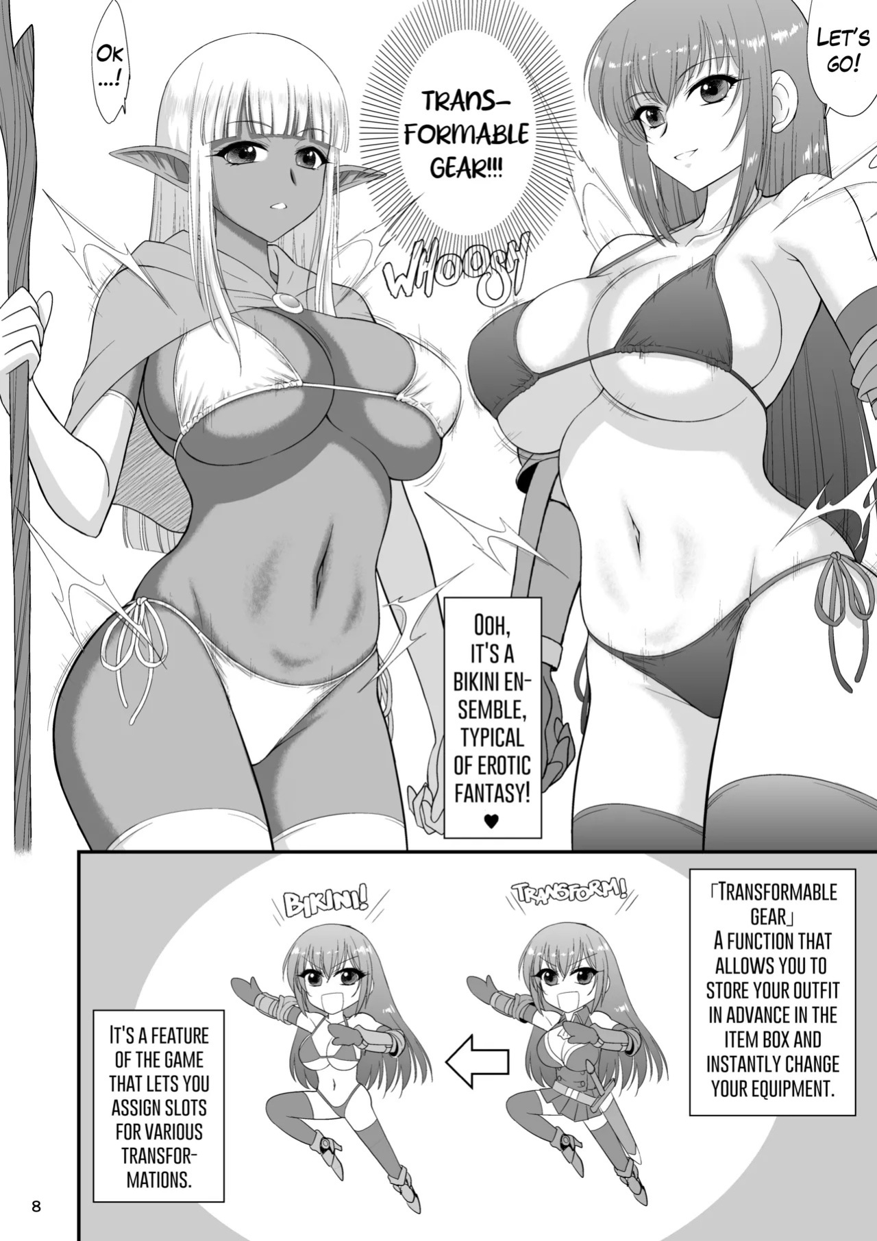 [BLACK DOG (Kuroinu Juu)] Mami no Meikyuu 2 Leskko Boukensha Hen - Mamidara's Dungeon 2 Lesbian adventurers episode [Digital] [Uncensored]