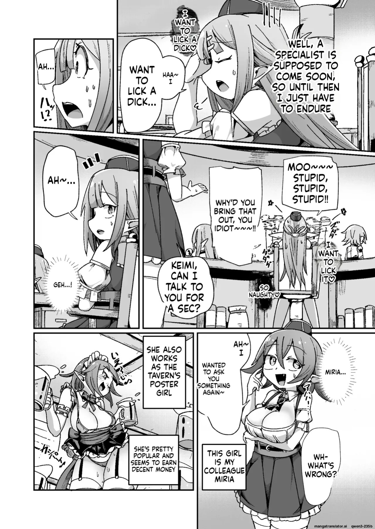 [Echie Kokufuku Aka (Monota)] Guild Uketsukejou-chan datte BaSta ni kakarimasu!! Igai to Yakka na Ingo Genchou [Digital] (SCANMTL)