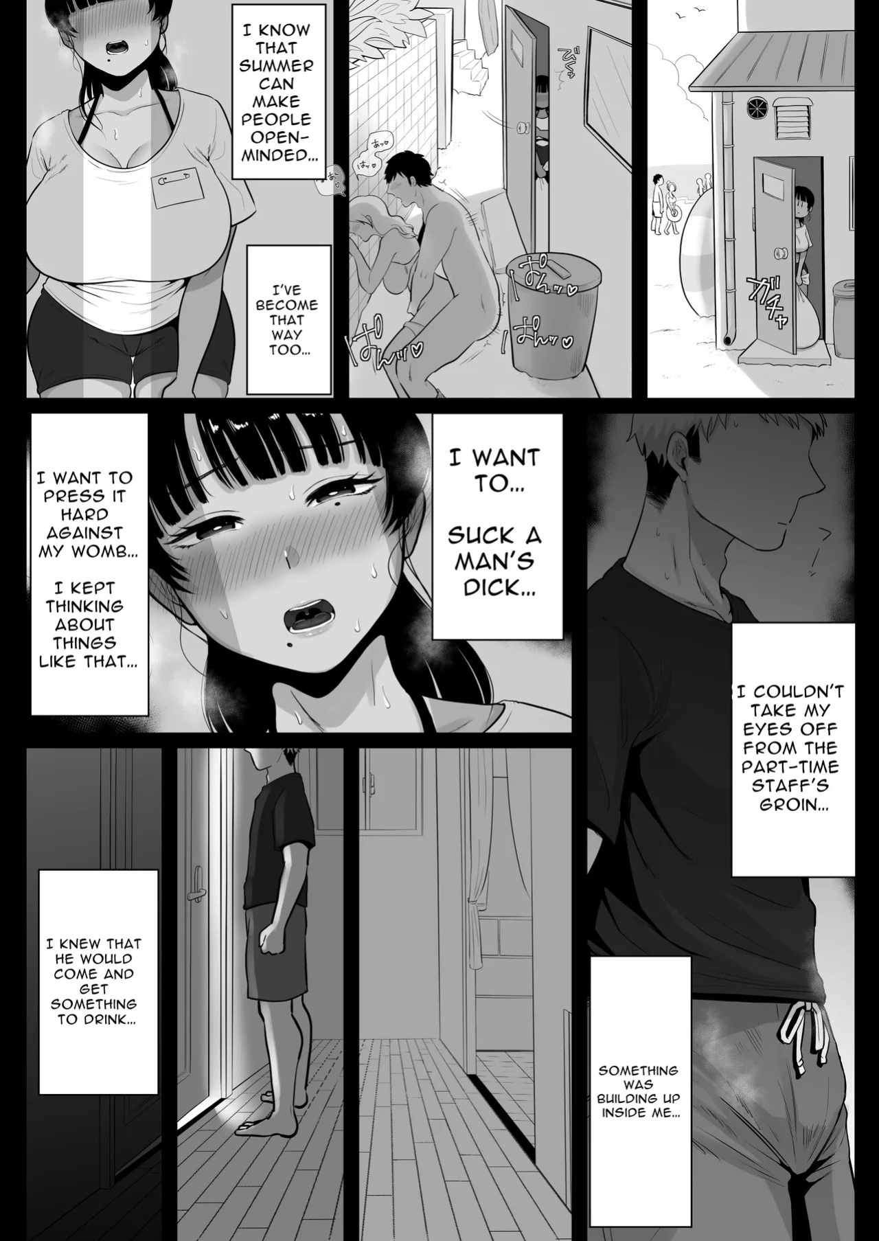 [Nezumi no Haha (Nezumi Nobo)] Umi no Ie, Hitozuma Tenchou Makanai Koubiroku | A Record Of Having Sex With A Married Woman At A Beach House [English] [Solid Rose]