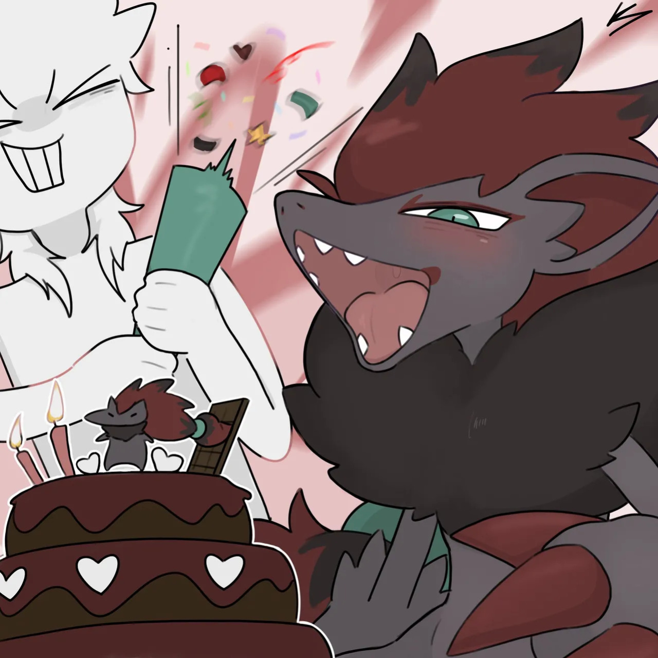[Kkhaimenheheh] Zoroarks "Camille and Lydia" (Pokemon) (OC)