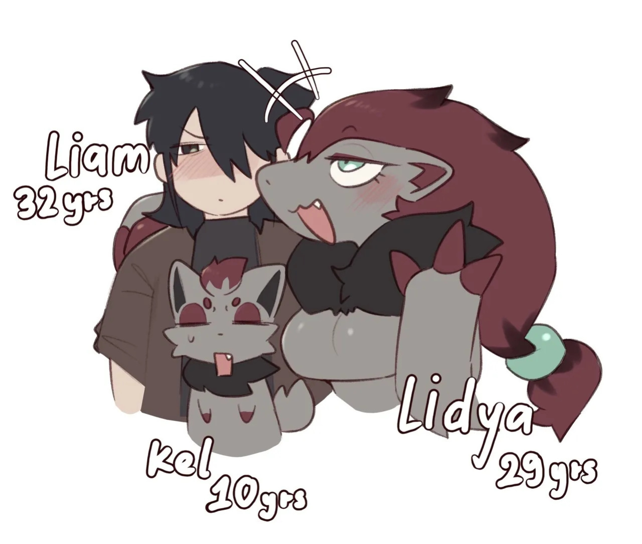 [Kkhaimenheheh] Zoroarks "Camille and Lydia" (Pokemon) (OC)