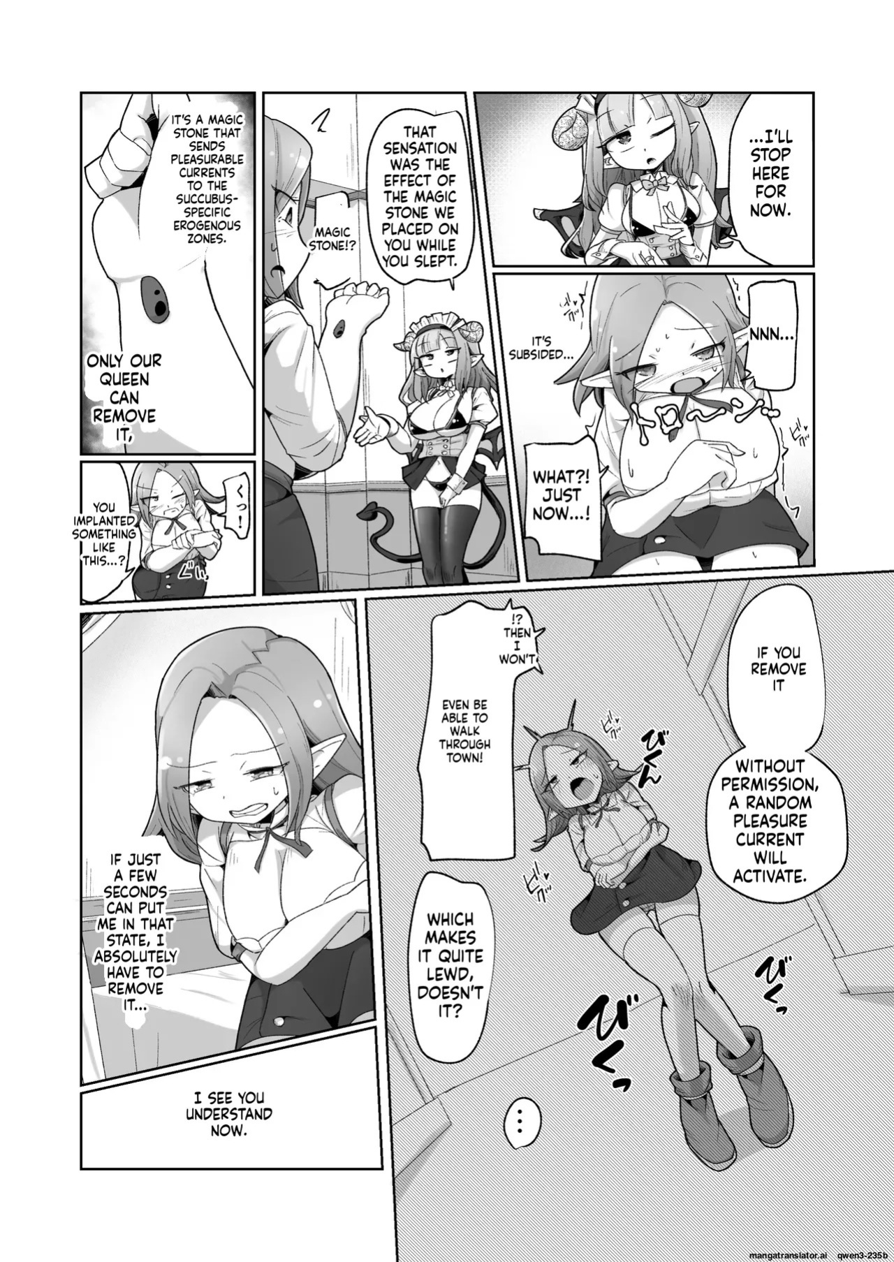 [Echie Kokufuku Aka (Monota)] Haiboku Show Colosseum 1 Kaisenme Tsuyo Tsuyo Majutsushi-chan VS Shintai Kaihatsu ga Tokuina Shou Akuma Succubus-chan (SCANMTL)