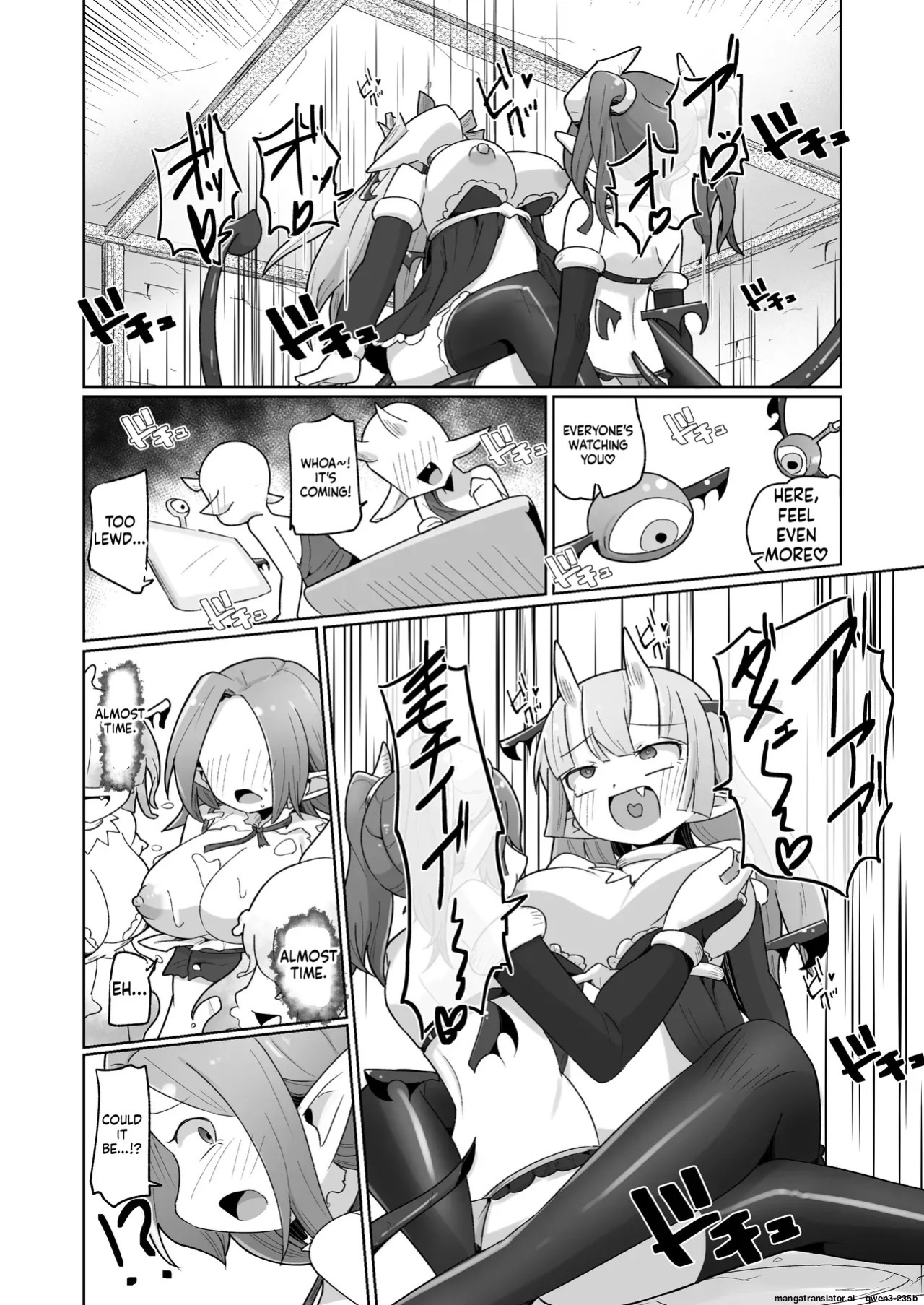 [Echie Kokufuku Aka (Monota)] Haiboku Show Colosseum 1 Kaisenme Tsuyo Tsuyo Majutsushi-chan VS Shintai Kaihatsu ga Tokuina Shou Akuma Succubus-chan (SCANMTL)