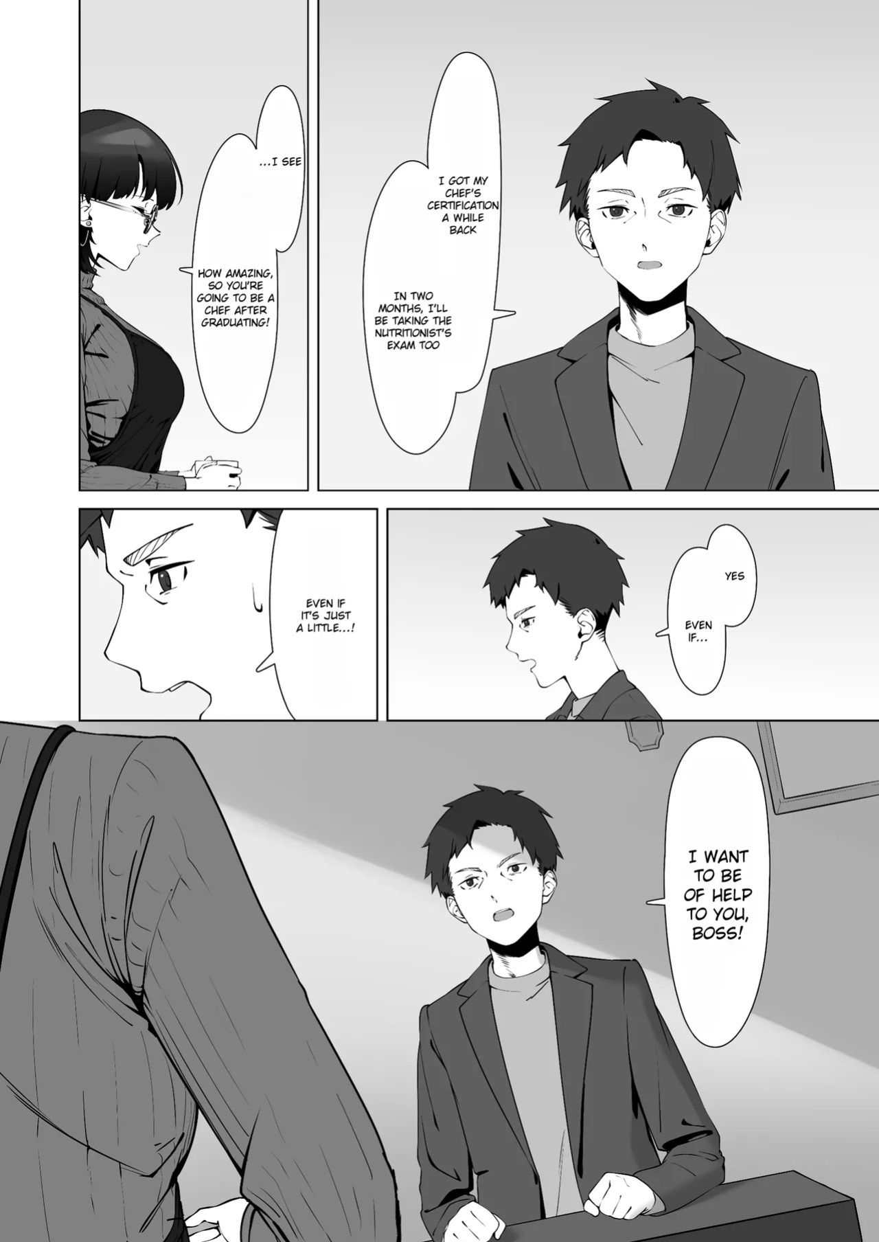 [Shiruo Gumi (Yugudora Shiruo)] My first sexual experience was with the boss of the cafe I’d been going to for 16 years [English] [Rei Scans]