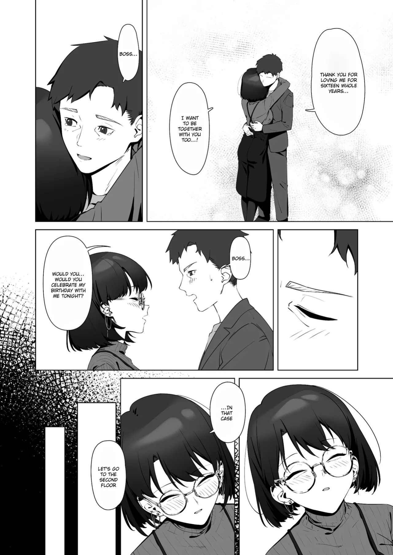 [Shiruo Gumi (Yugudora Shiruo)] My first sexual experience was with the boss of the cafe I’d been going to for 16 years [English] [Rei Scans]