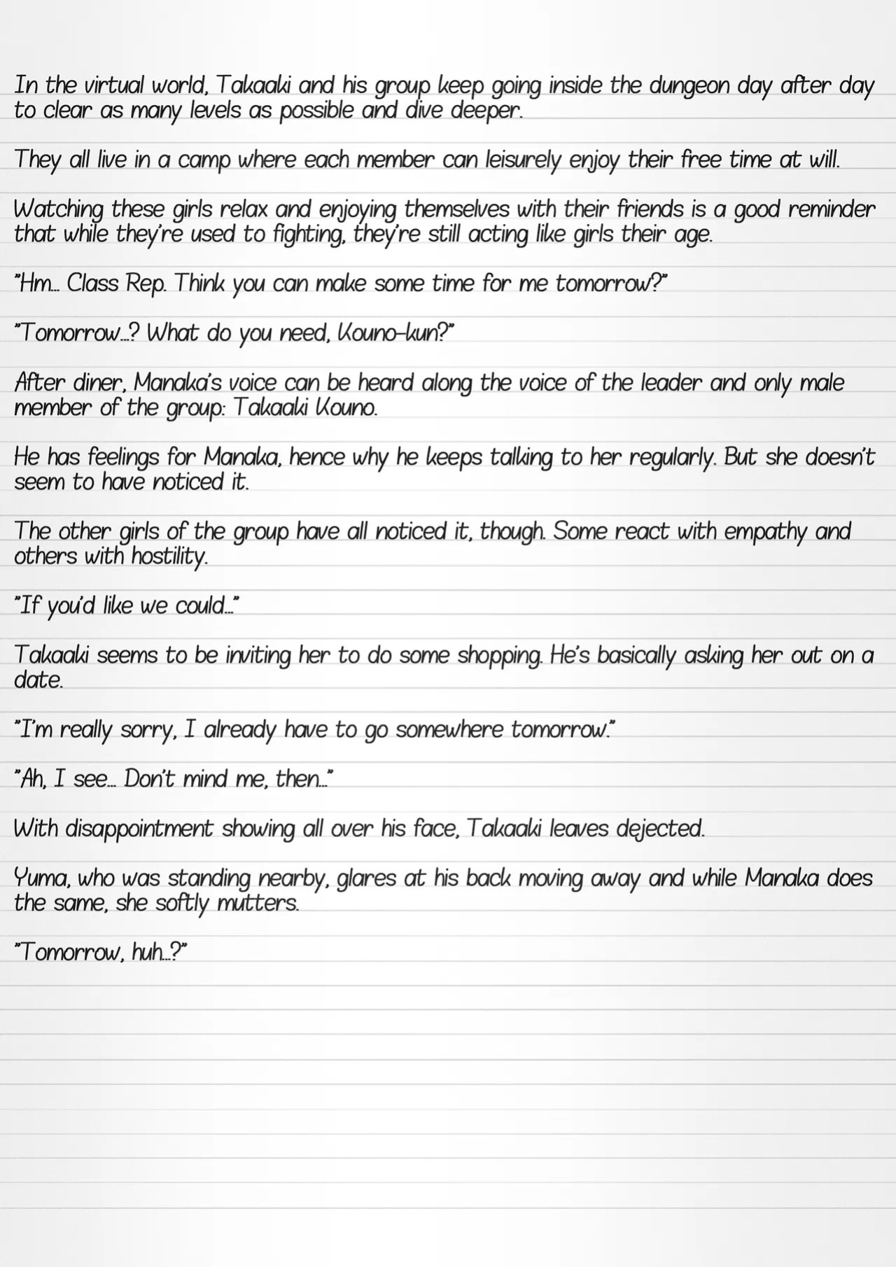 [Tiba-Santi (Misuke)] Misuke's Short Stories 34 - Manaka & Snails (ToHeart2 Dungeon Travelers) [English]