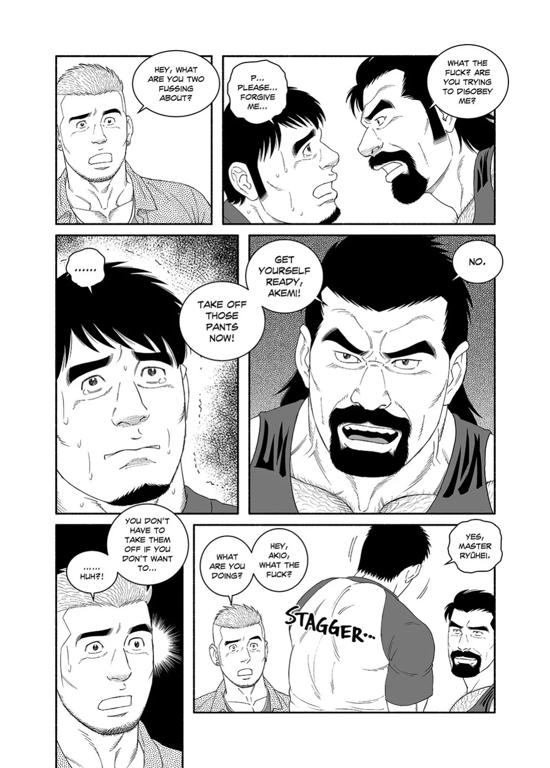 [Tagame Gengoroh] COCKSUCKER I Got Turned into My Best Friend’s Father’s Bitch (Part 1-3) [Eng]