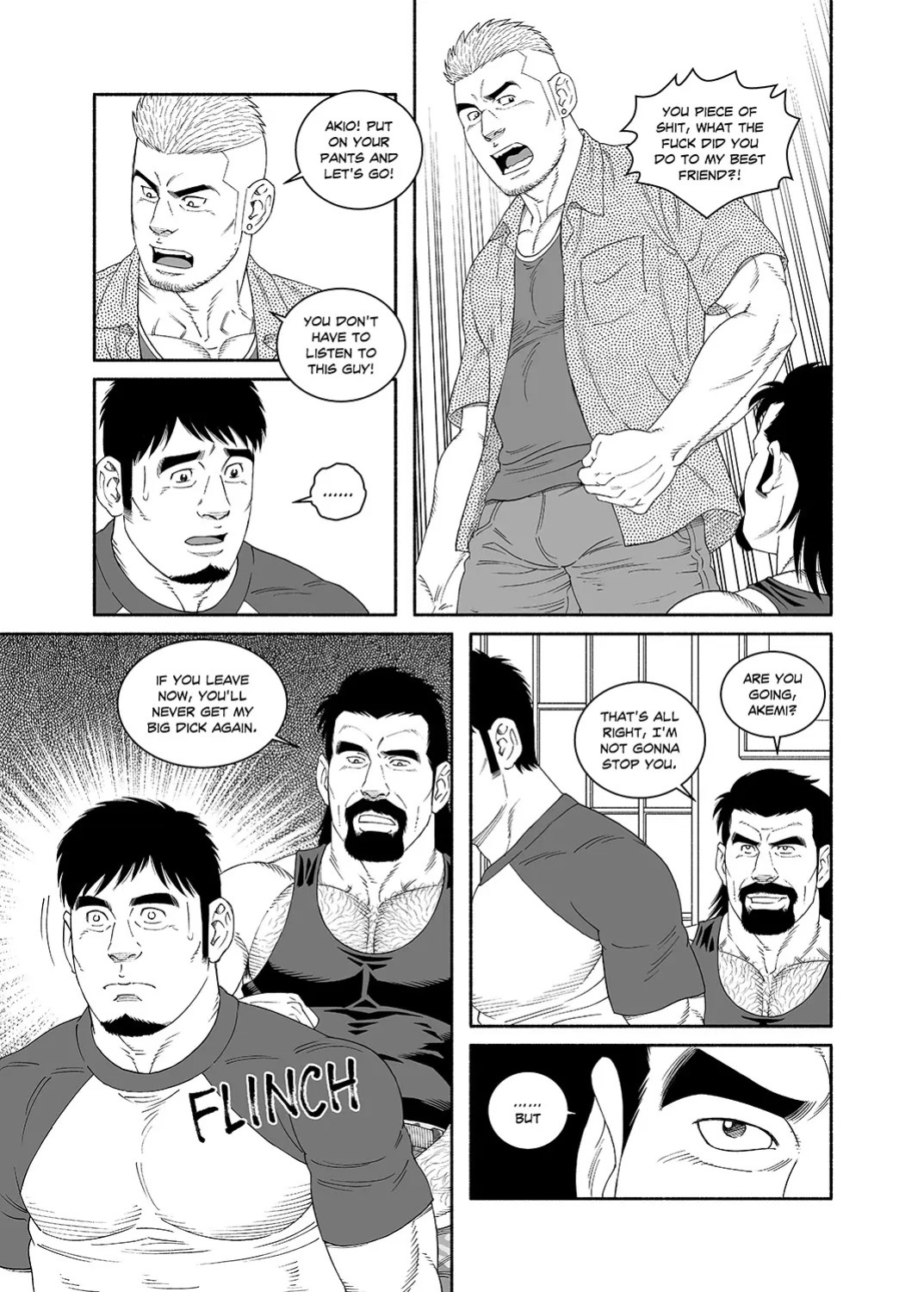 [Tagame Gengoroh] COCKSUCKER I Got Turned into My Best Friend’s Father’s Bitch (Part 1-3) [Eng]