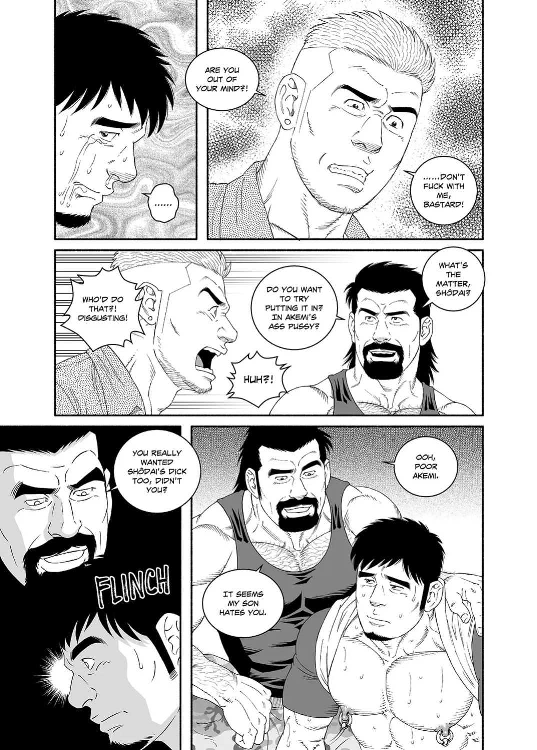 [Tagame Gengoroh] COCKSUCKER I Got Turned into My Best Friend’s Father’s Bitch (Part 1-3) [Eng]
