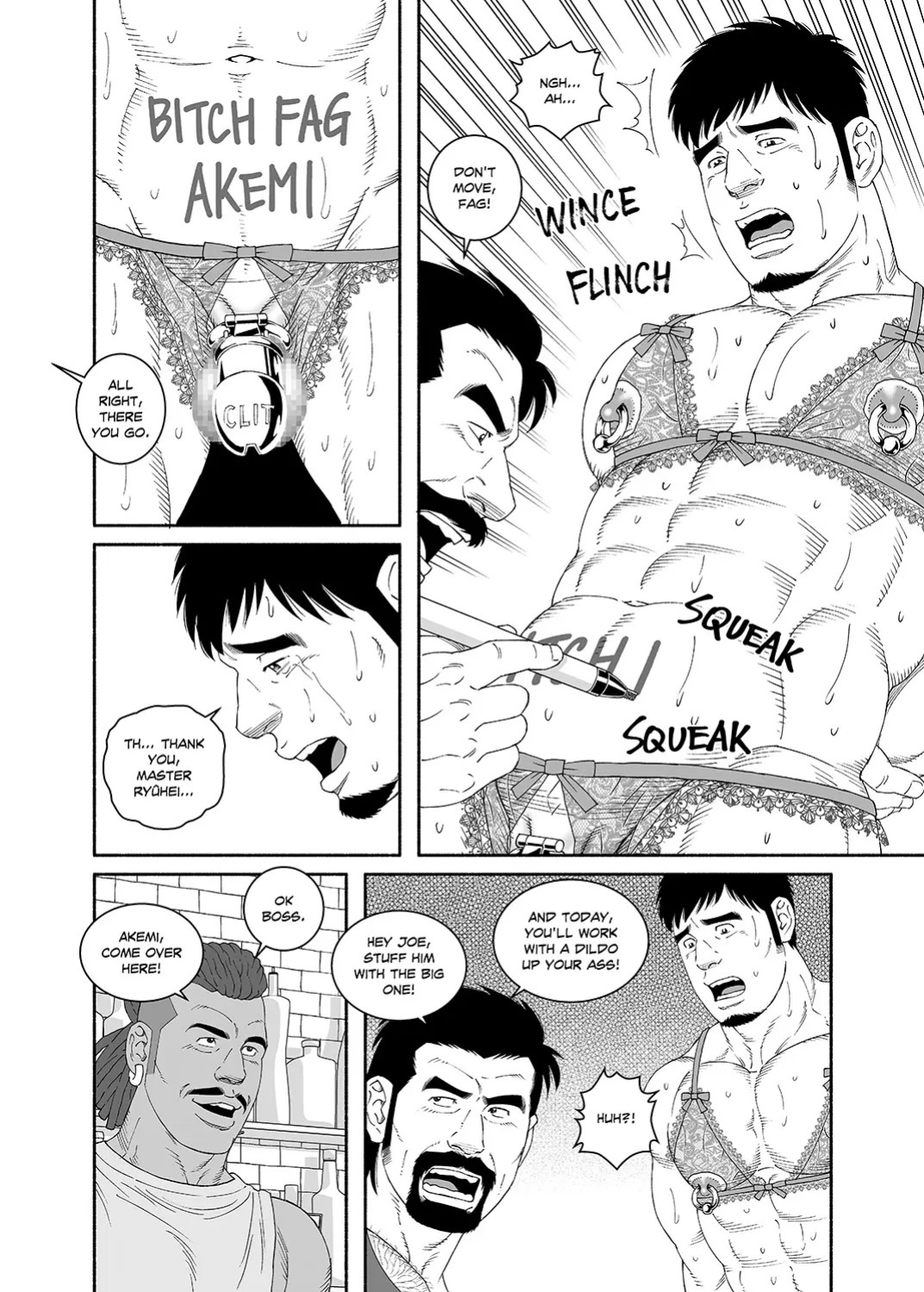 [Tagame Gengoroh] COCKSUCKER I Got Turned into My Best Friend’s Father’s Bitch (Part 1-3) [Eng]