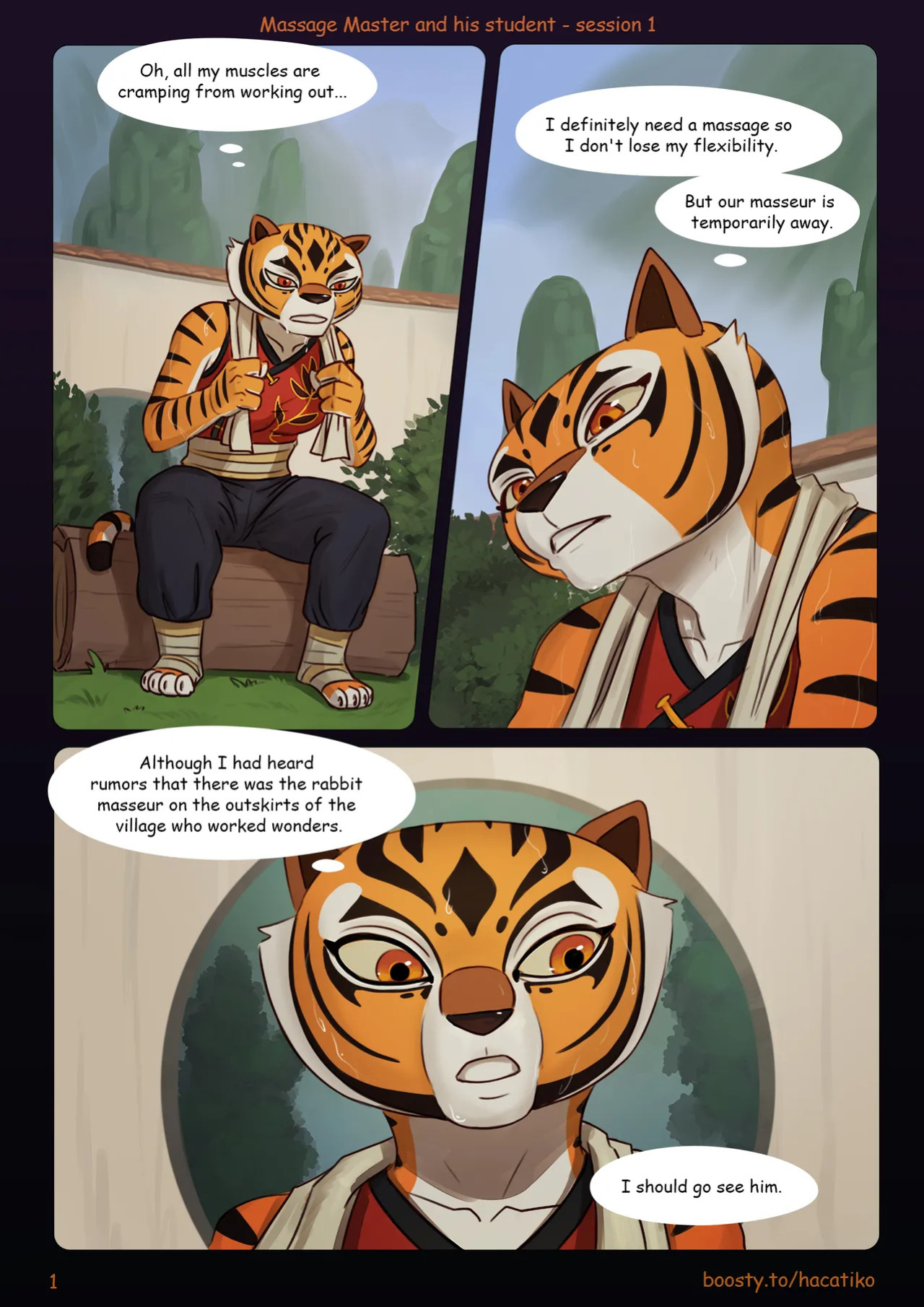 [Hacatiko] Massage master and his student - Session 1 (Kung Fu Panda)