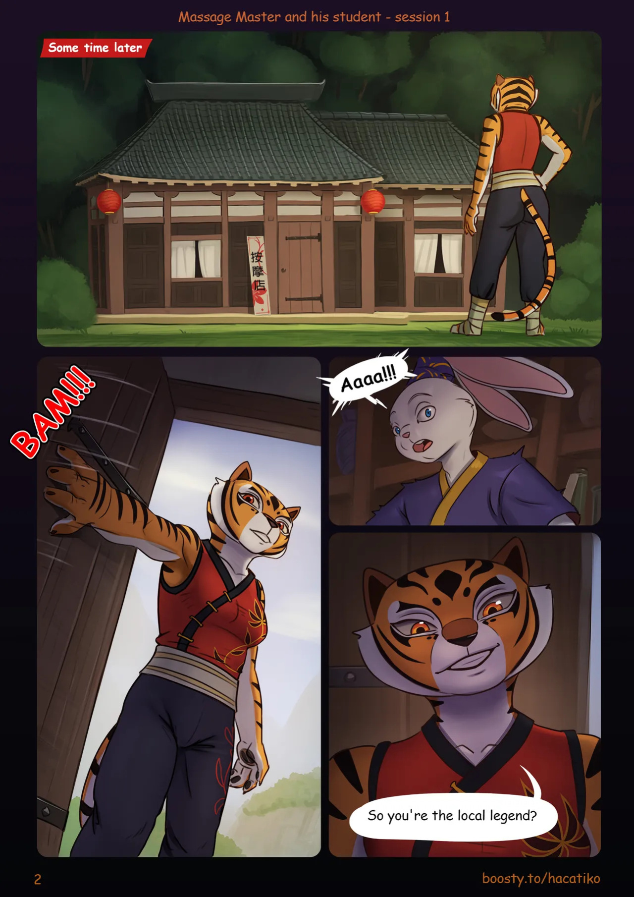[Hacatiko] Massage master and his student - Session 1 (Kung Fu Panda)