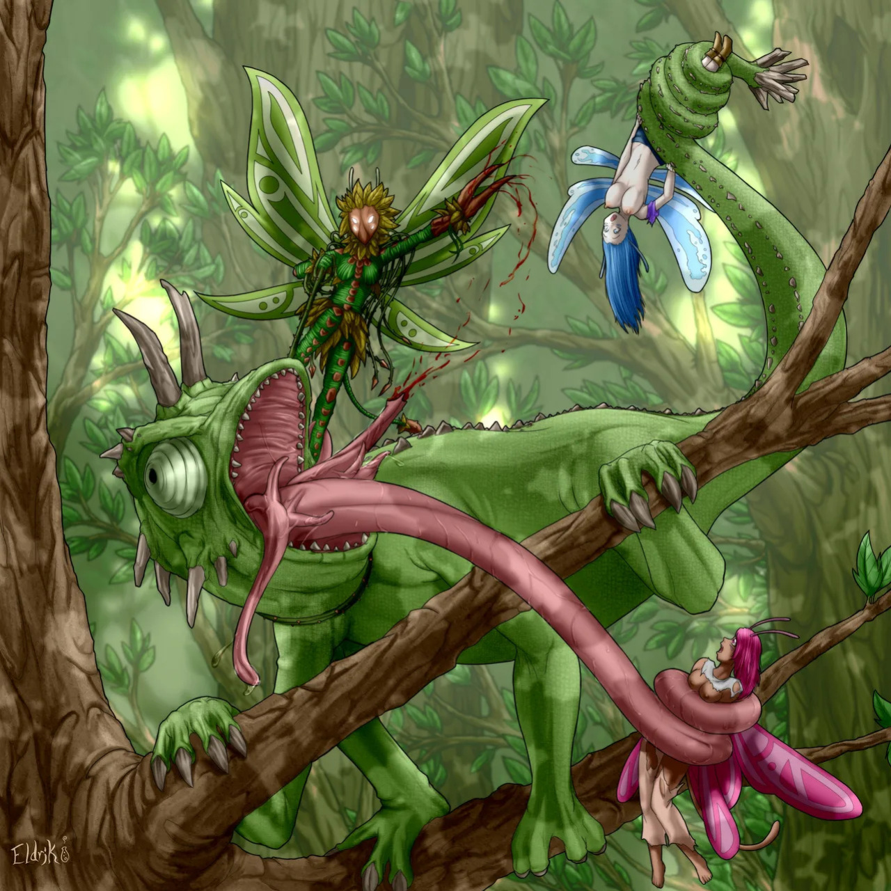[Eldrik] Fairies vs Tentacles - Bonus Content