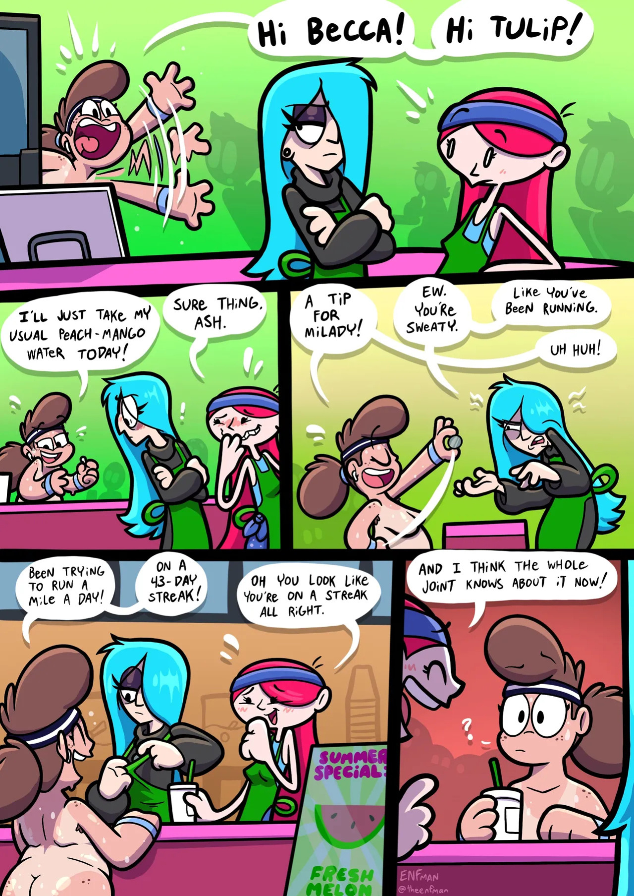 [ENFman] Ash's Morning Dash