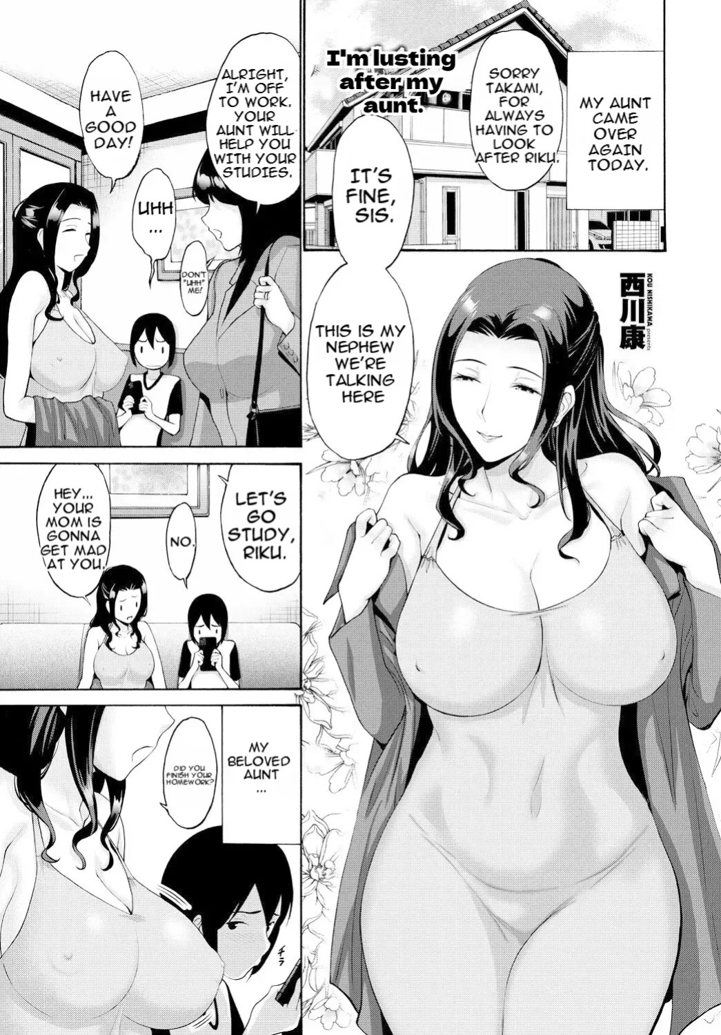[Nishikawa Kou] Boku Wa Obasan Ni Yokujou Suru | I'm Lusting After My Aunt [English] [MTL] [Digital]