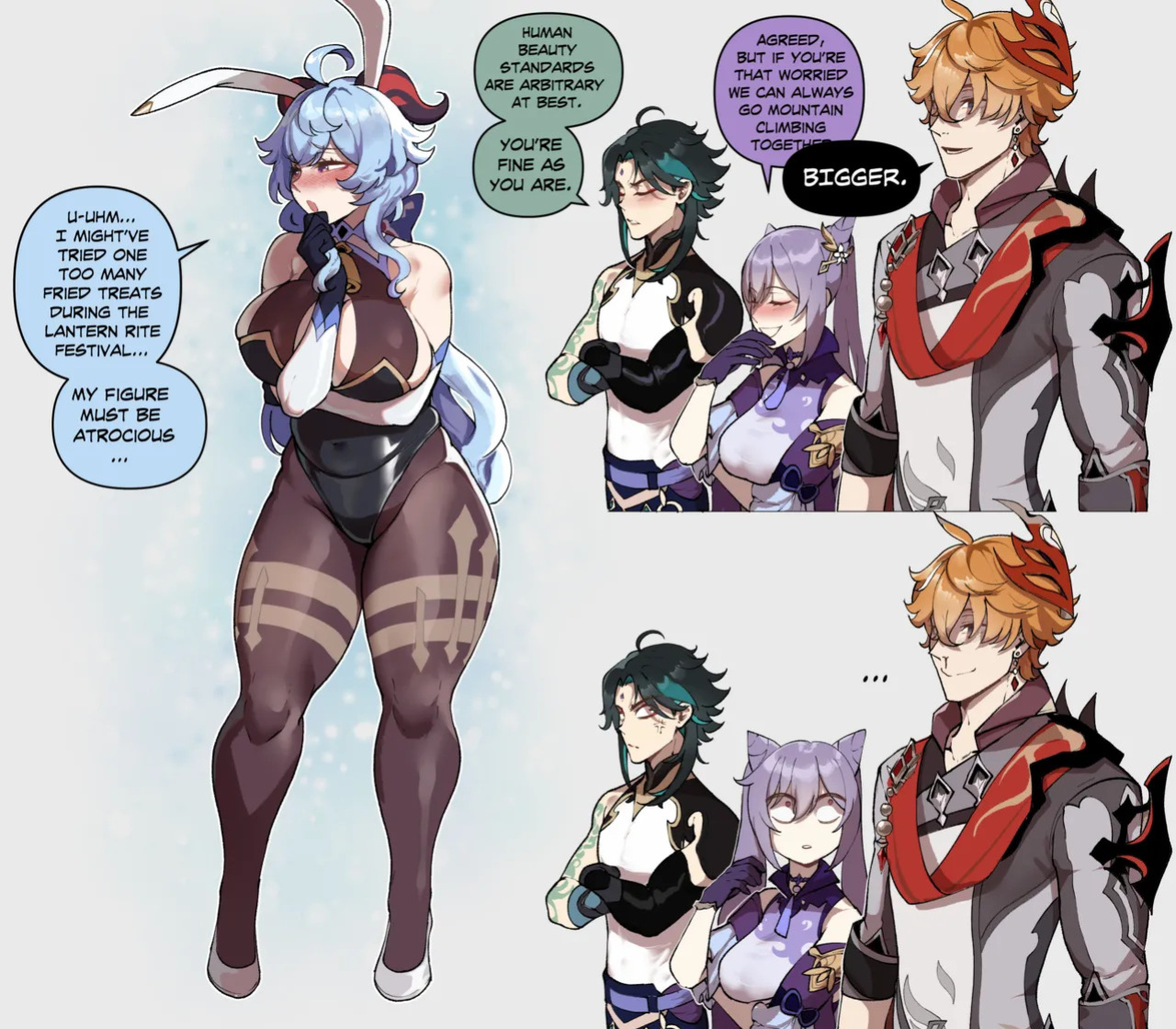 Ganyu Bunnysuit (ThiccWithaQ)