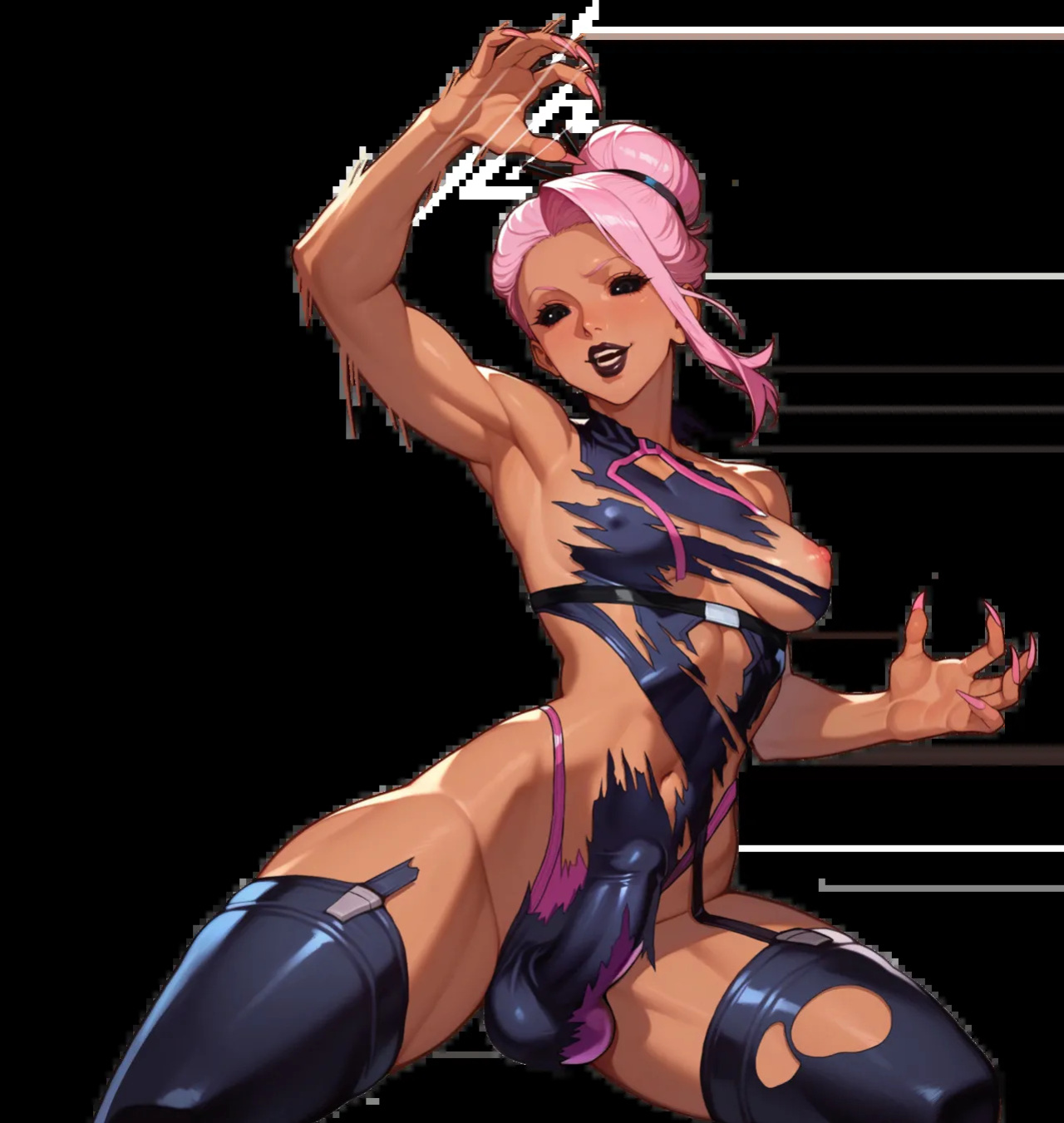 FUTA FIGHT & FUCK [GIFs + PNGs] [AI Generated]