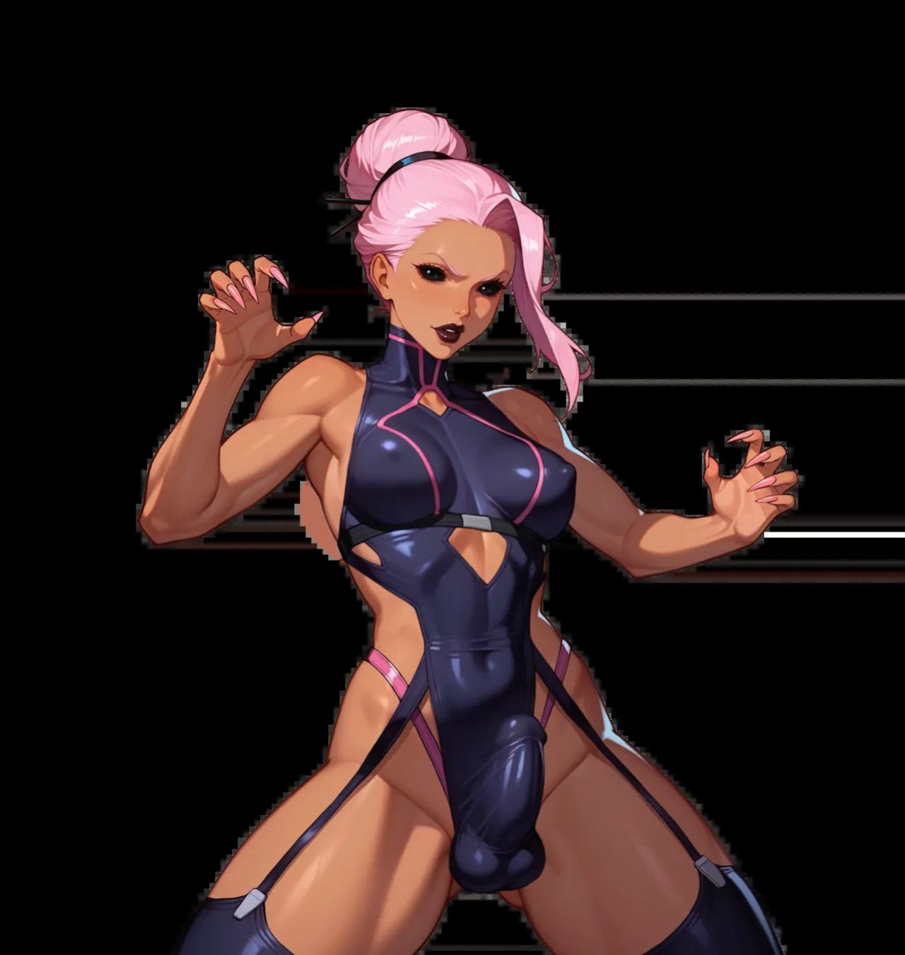 FUTA FIGHT & FUCK [GIFs + PNGs] [AI Generated]