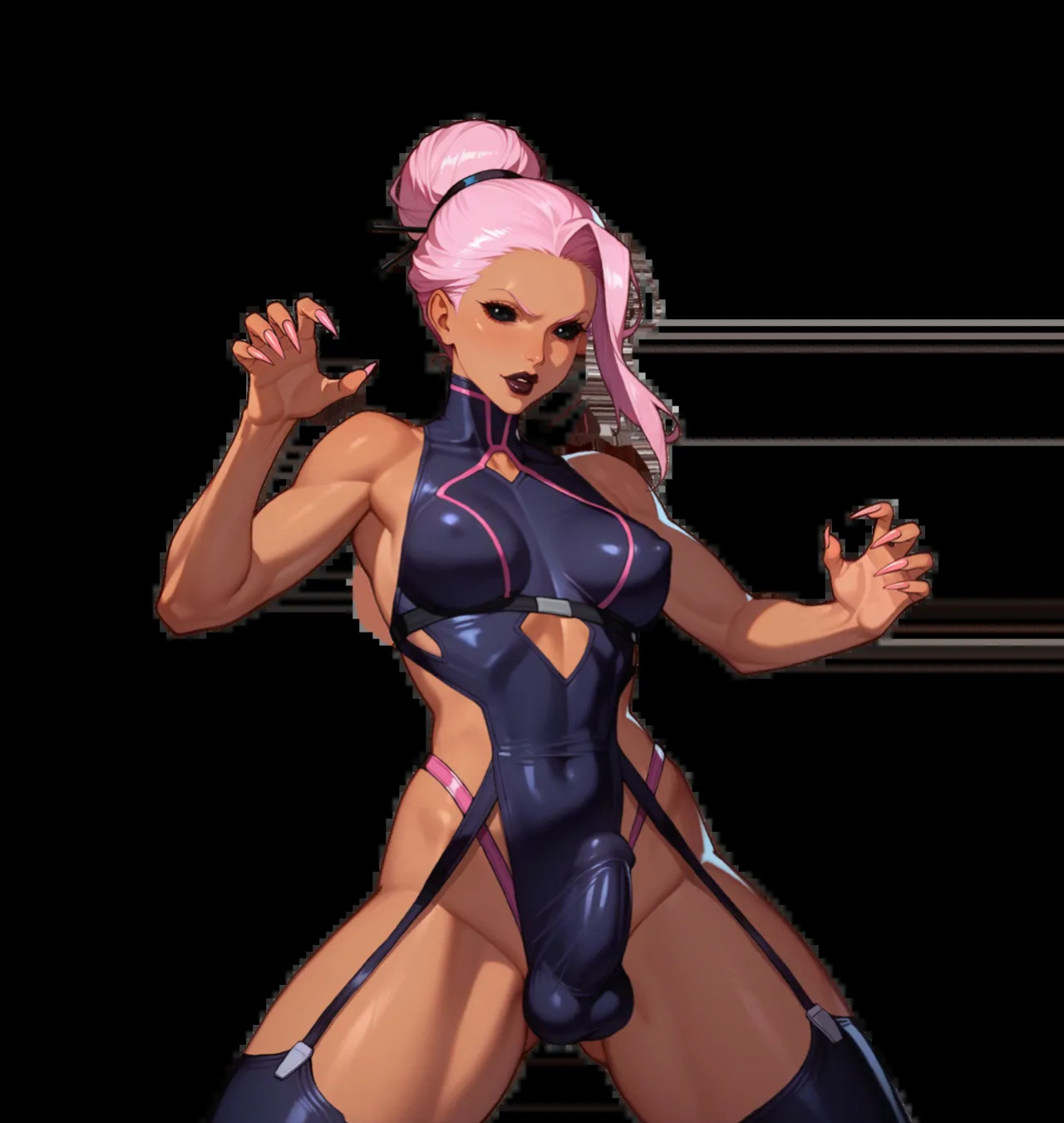FUTA FIGHT & FUCK [GIFs + PNGs] [AI Generated]