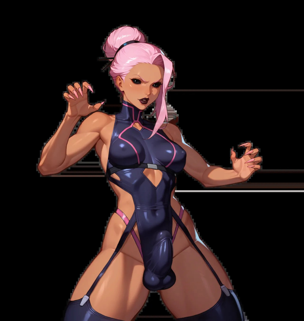 FUTA FIGHT & FUCK [GIFs + PNGs] [AI Generated]