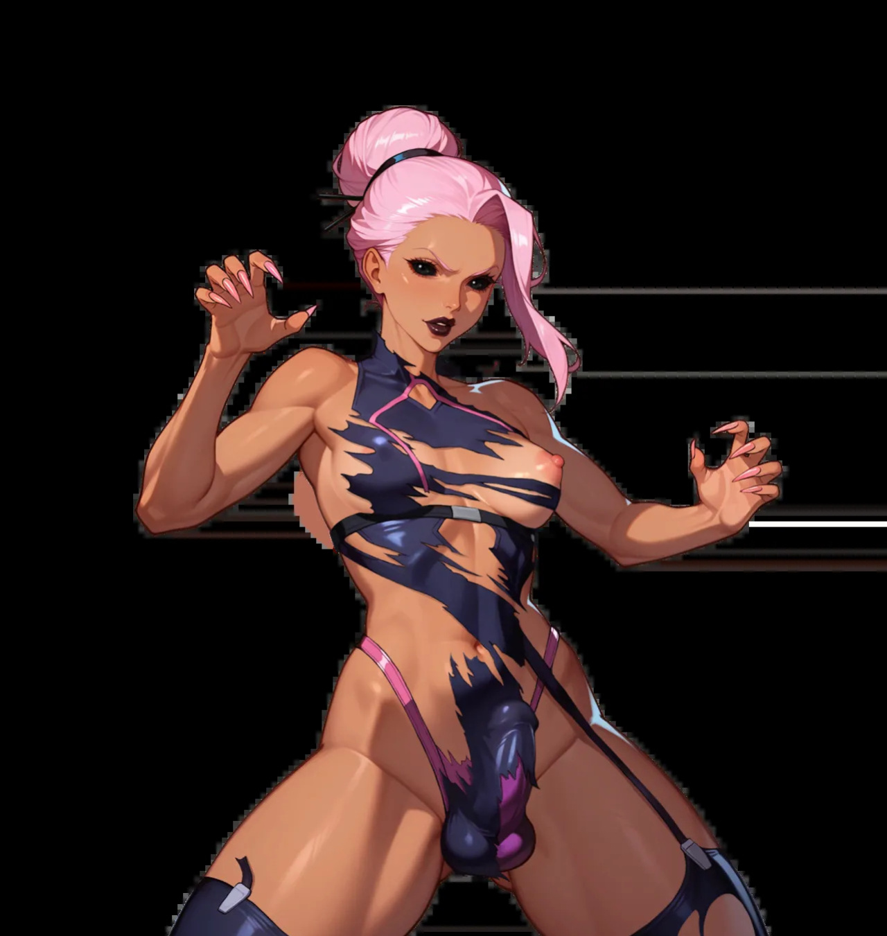 FUTA FIGHT & FUCK [GIFs + PNGs] [AI Generated]