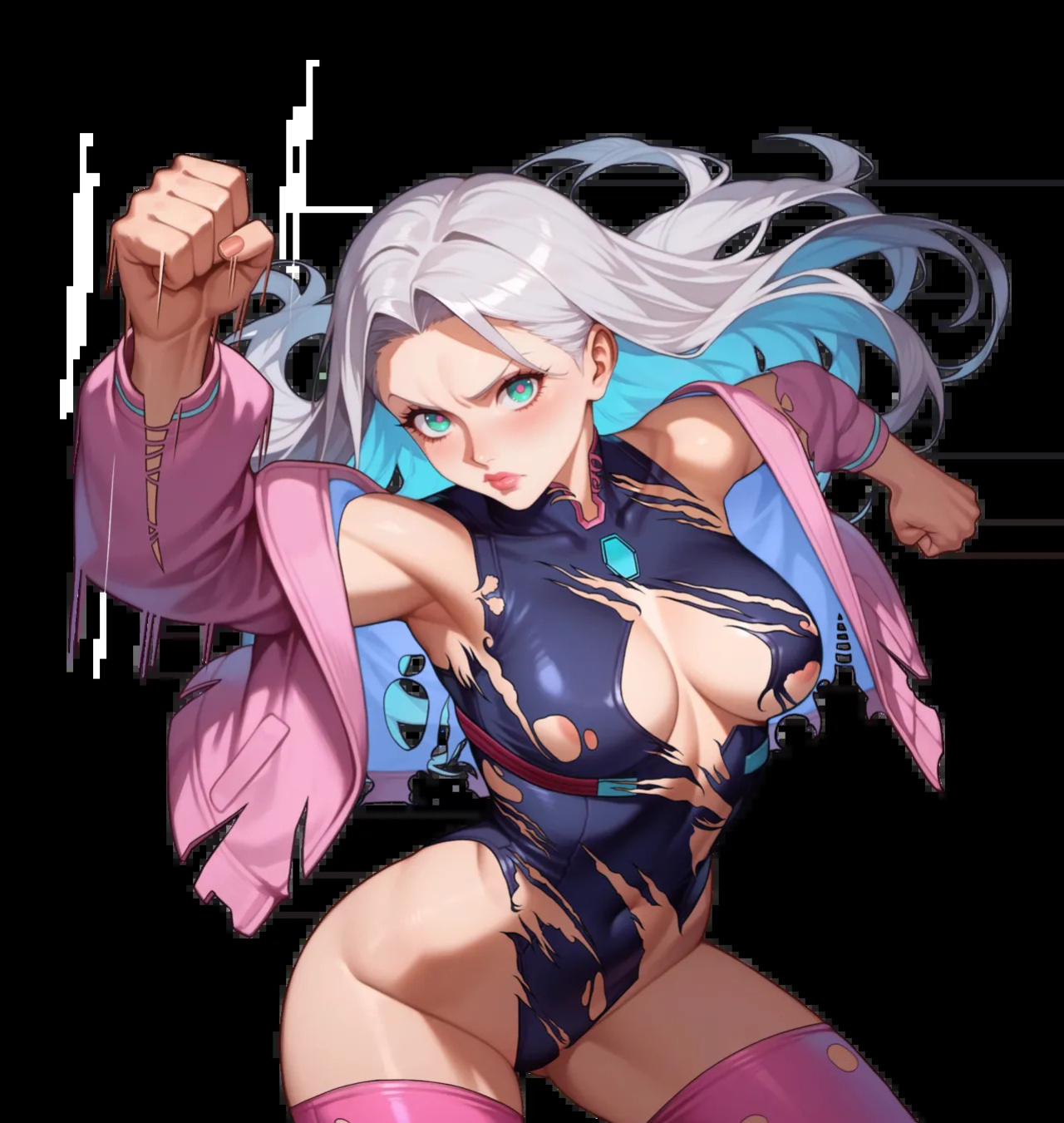 FUTA FIGHT & FUCK [GIFs + PNGs] [AI Generated]