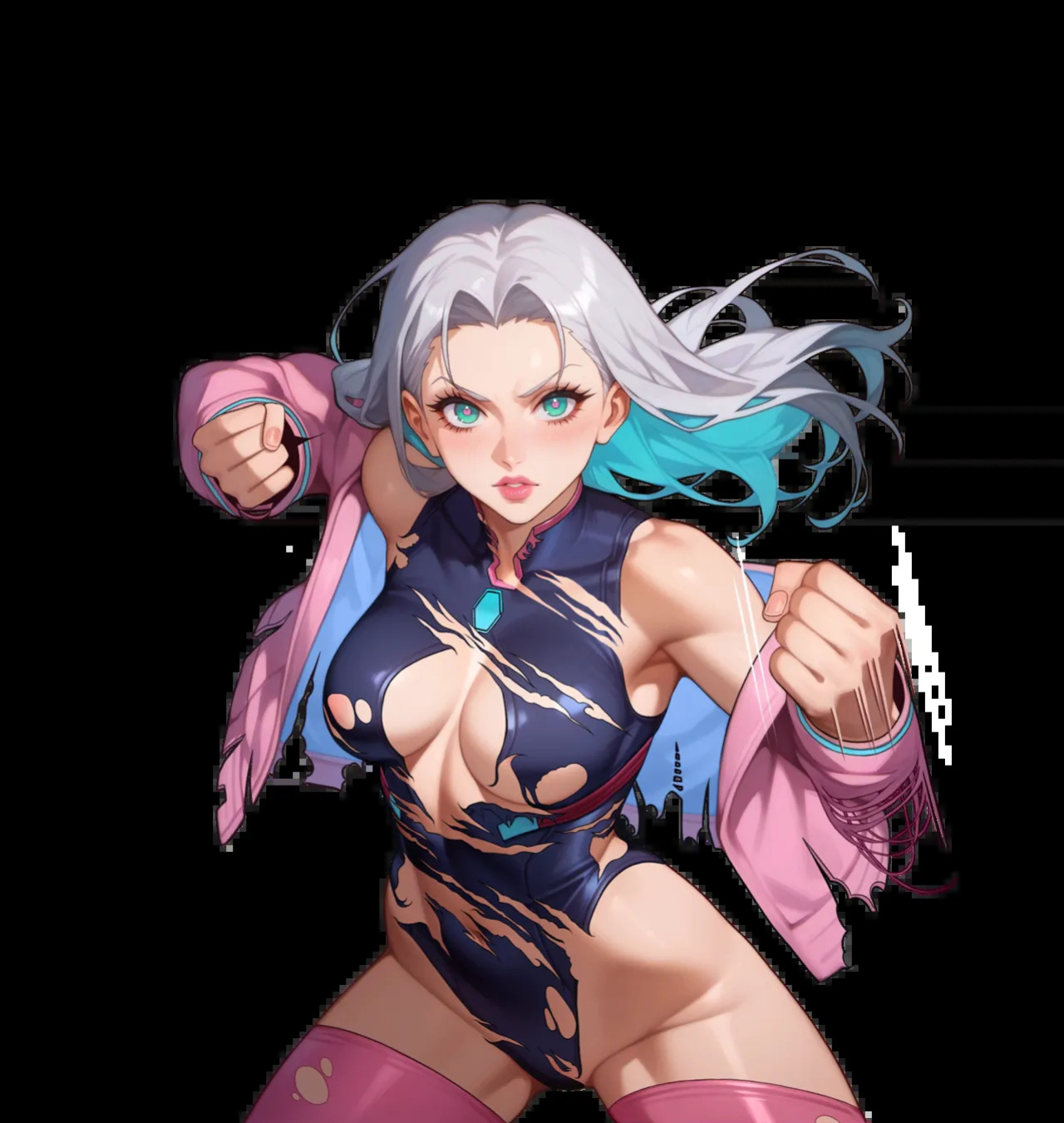 FUTA FIGHT & FUCK [GIFs + PNGs] [AI Generated]