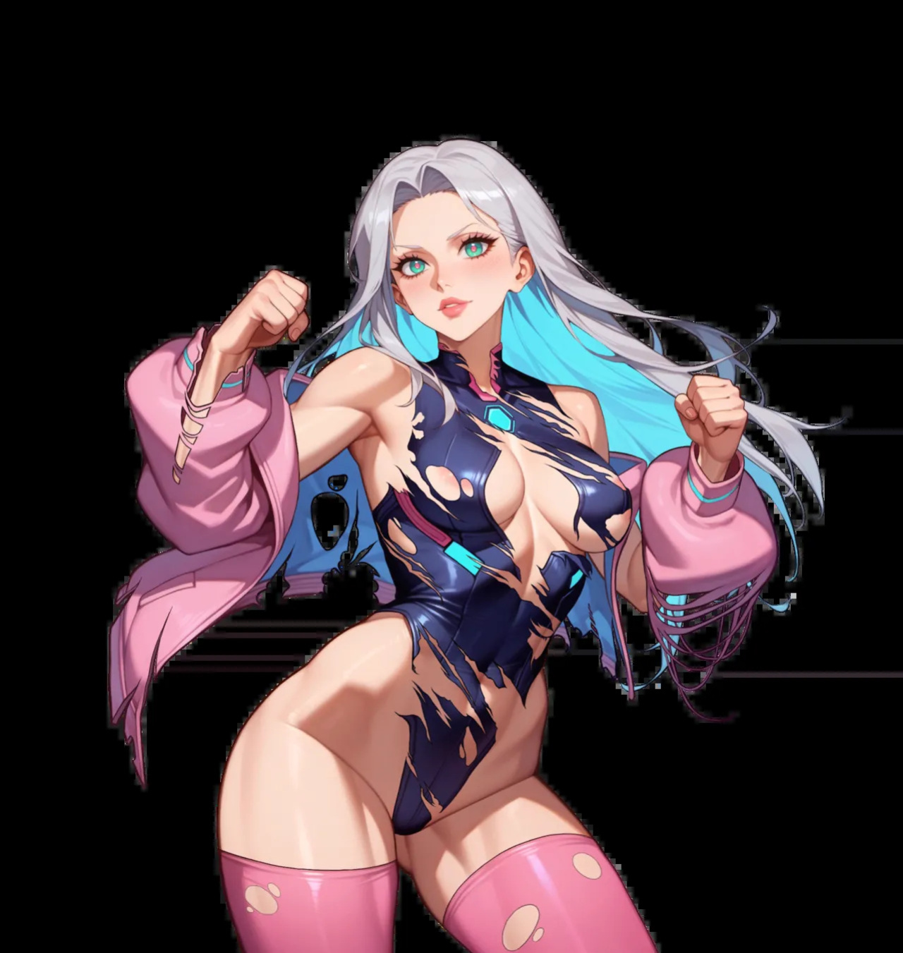 FUTA FIGHT & FUCK [GIFs + PNGs] [AI Generated]