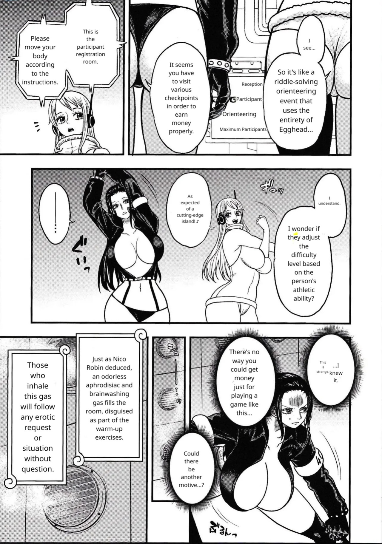 ONE PIECE / Nami & Robin (EGG HEAD HOLE) / Doro Noujou English Translation (AI)
