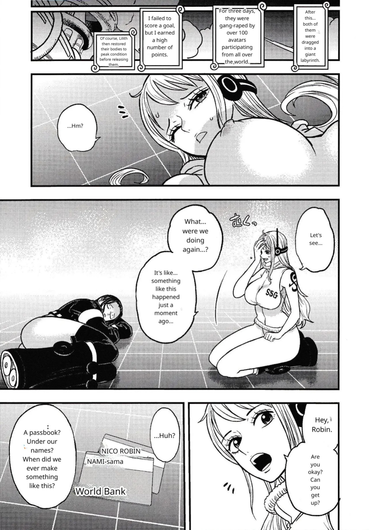 ONE PIECE / Nami & Robin (EGG HEAD HOLE) / Doro Noujou English Translation (AI)