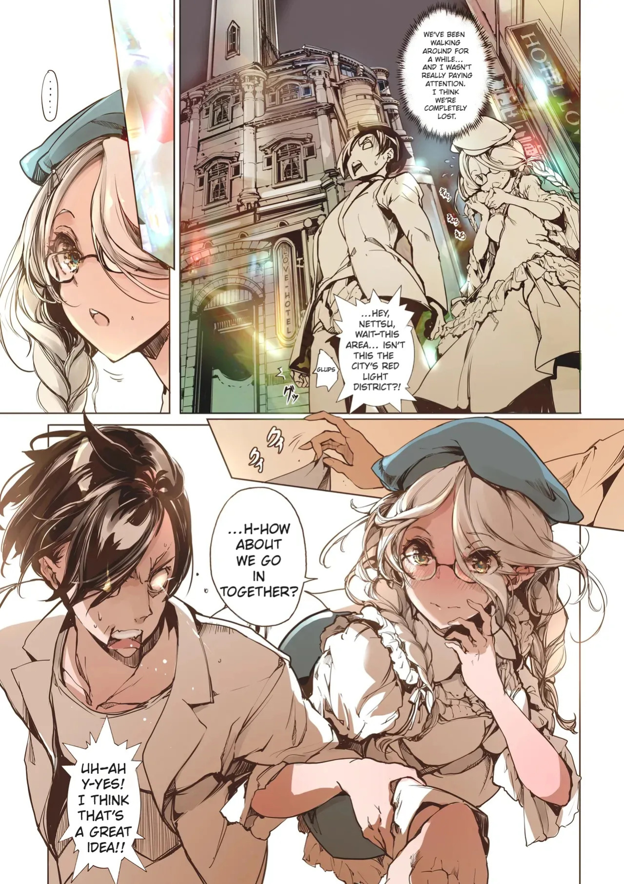 [70 Nenshiki Yuukyuu Kikan (Ohagi-san)] The Love Hotel with Cats [English] [Comic.cx]