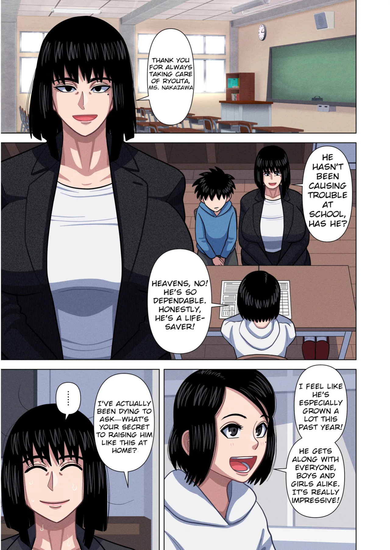 [Gin Eiji] My mom & Homeroom Teacher Ended Up Having Sex [MTL]