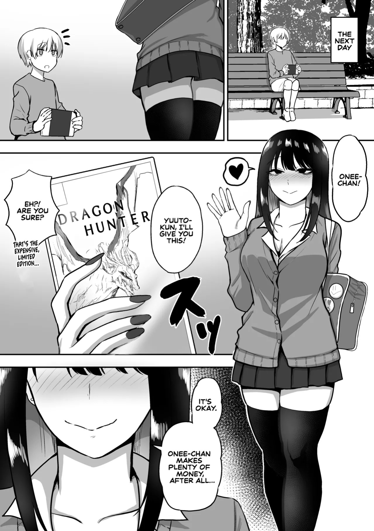 [sanshoku nerune] Onee-san to Ecchi na Koto o Ippai suru Hanashi | The Story of How I End up Having Lots of Sex with an Older Girl [English] [Sonarin迫]