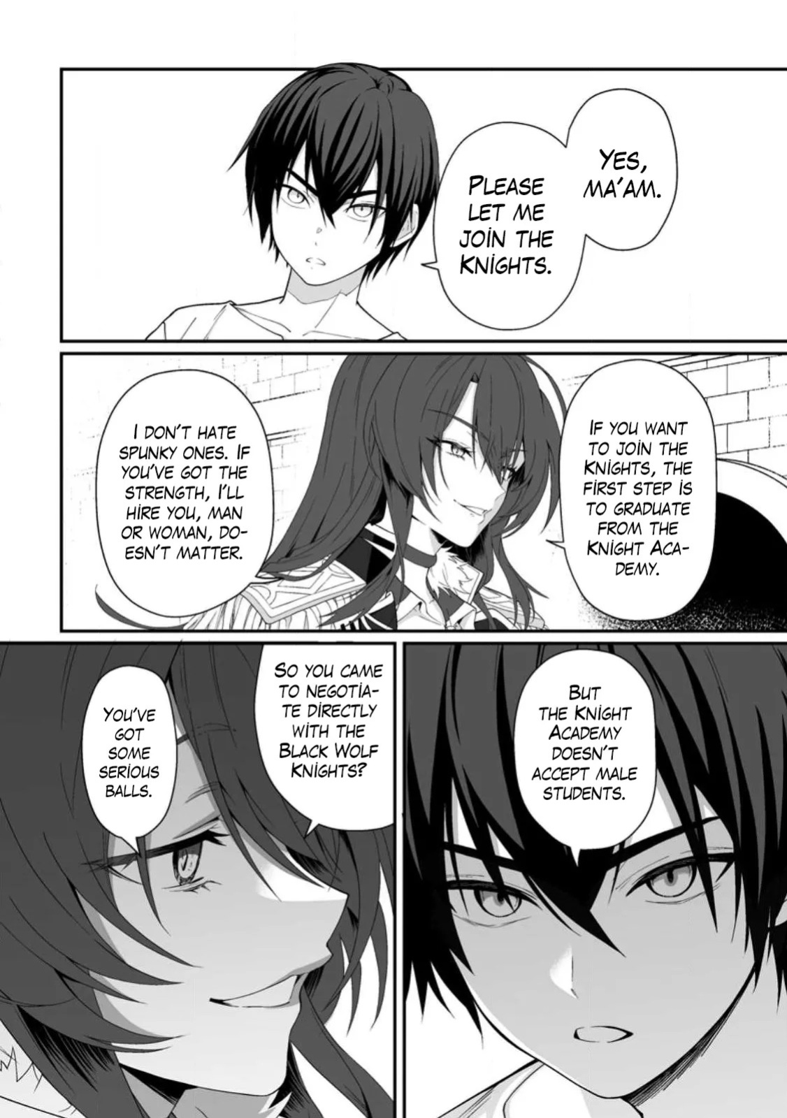 [Tomobashi Kametsu, Kurenai no Nita Mame] I, the Only Male Knight in a Chastity-Reversed World, Entered the Female Knight Academy and Was Treated as a Hero for Some Reason ~ Unrivaled in the Harem with My Unequaled Skills ~ Volume 1 [KappaBeast] [English]