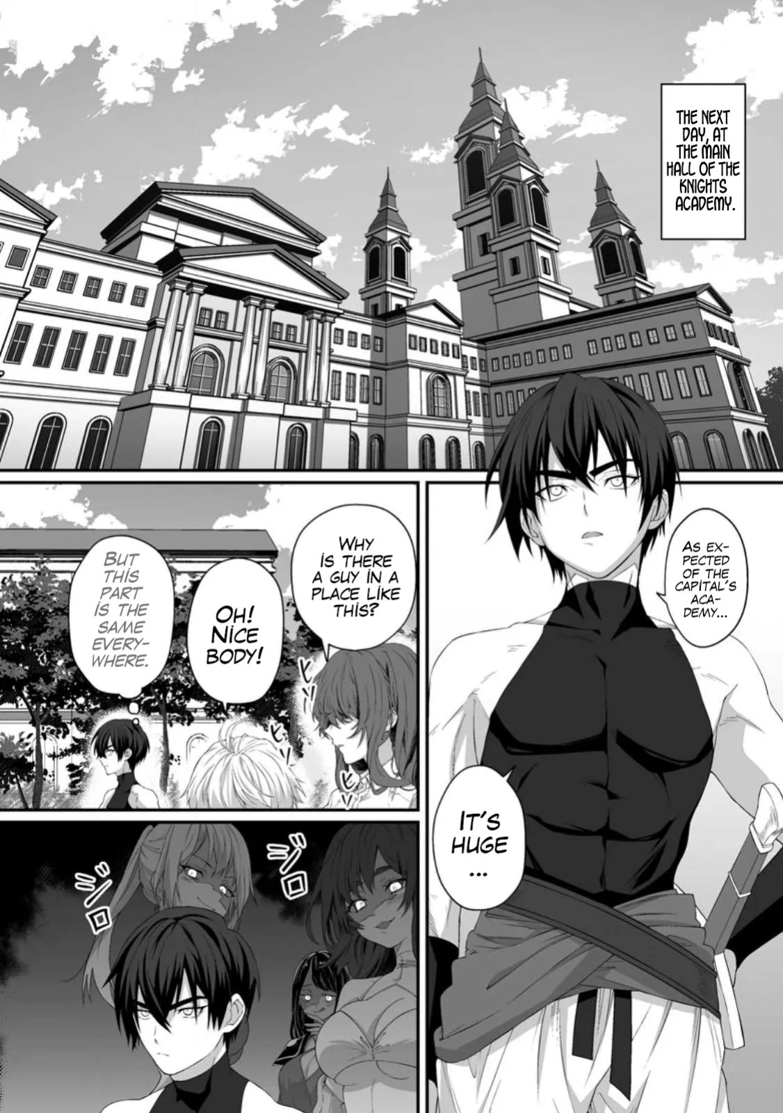 [Tomobashi Kametsu, Kurenai no Nita Mame] I, the Only Male Knight in a Chastity-Reversed World, Entered the Female Knight Academy and Was Treated as a Hero for Some Reason ~ Unrivaled in the Harem with My Unequaled Skills ~ Volume 1 [KappaBeast] [English]