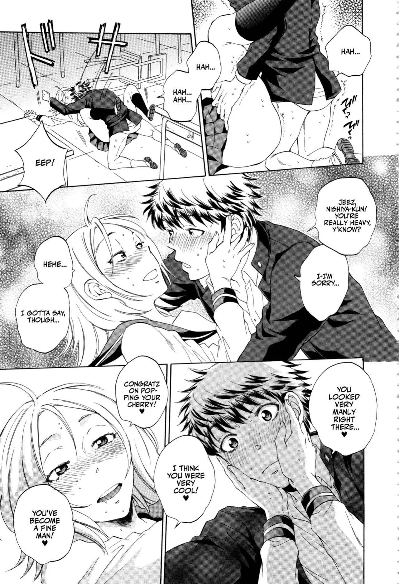 [Sabusuka] Kanojo ga Miteru Boku no Sex | His Girlfriend's Watching Us Have Sex! [English] [Team Rabu2]